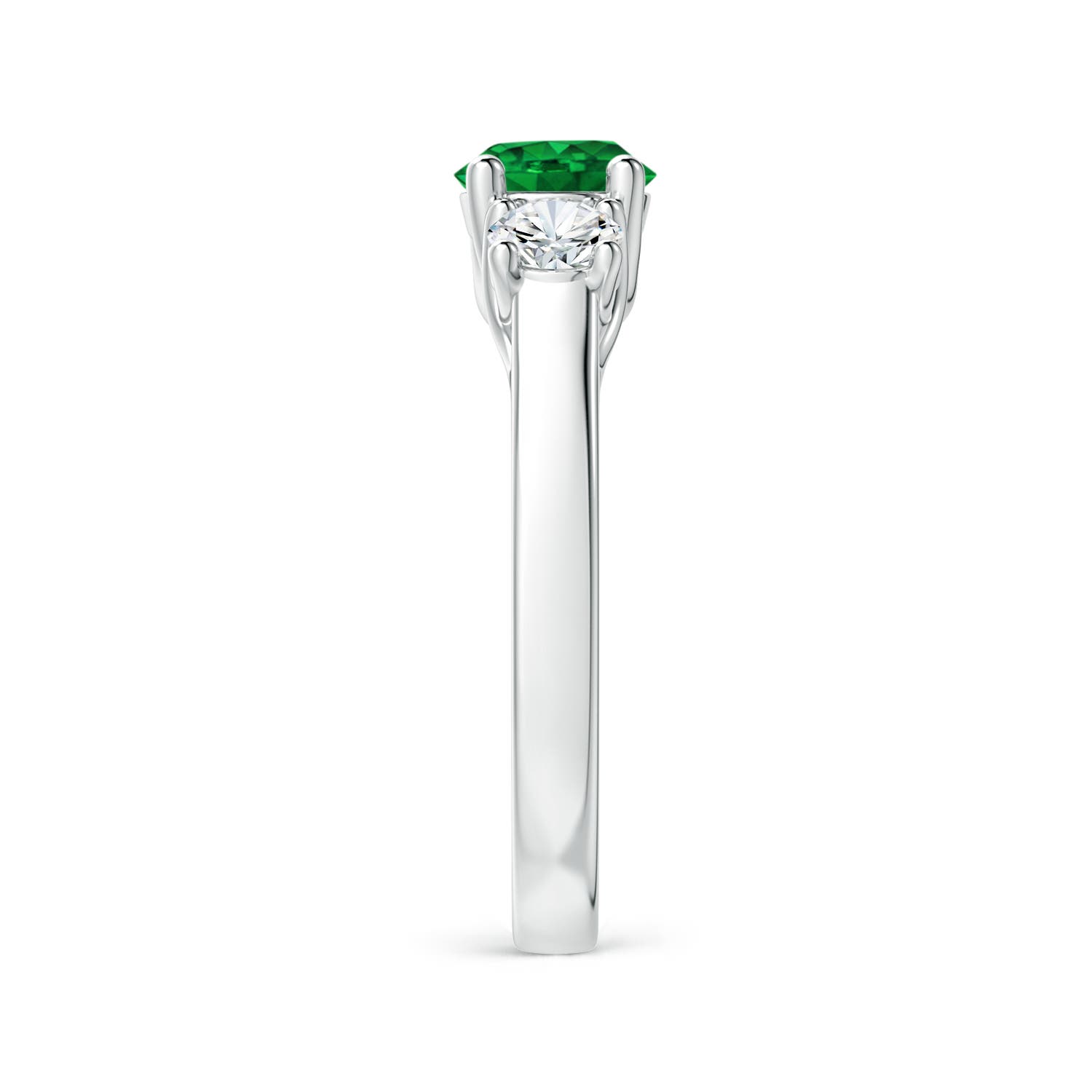 AAAA - Emerald / 1.21 CT / 14 KT White Gold