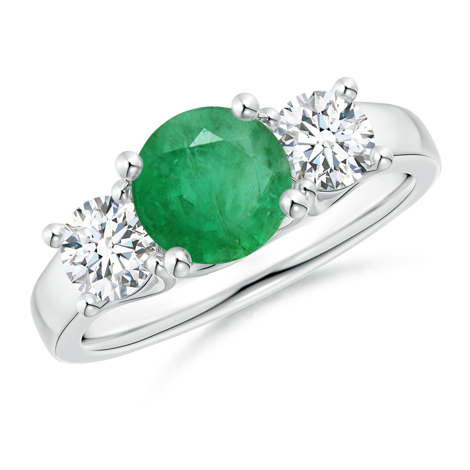 A - Emerald / 1.9 CT / 14 KT White Gold