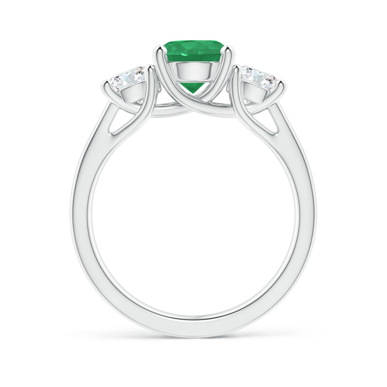 A - Emerald / 1.9 CT / 14 KT White Gold