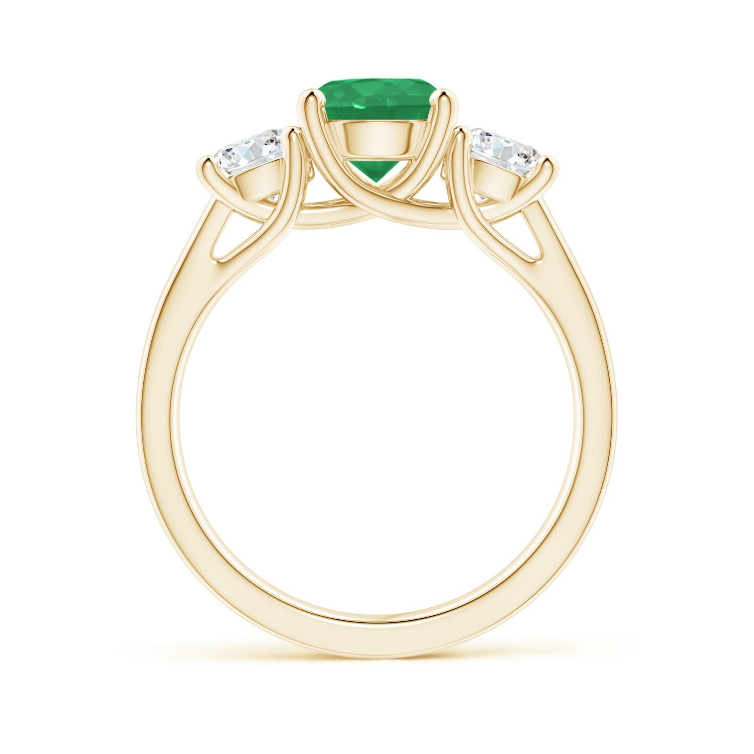 A - Emerald / 1.9 CT / 14 KT Yellow Gold