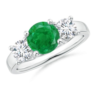 Round AA Emerald