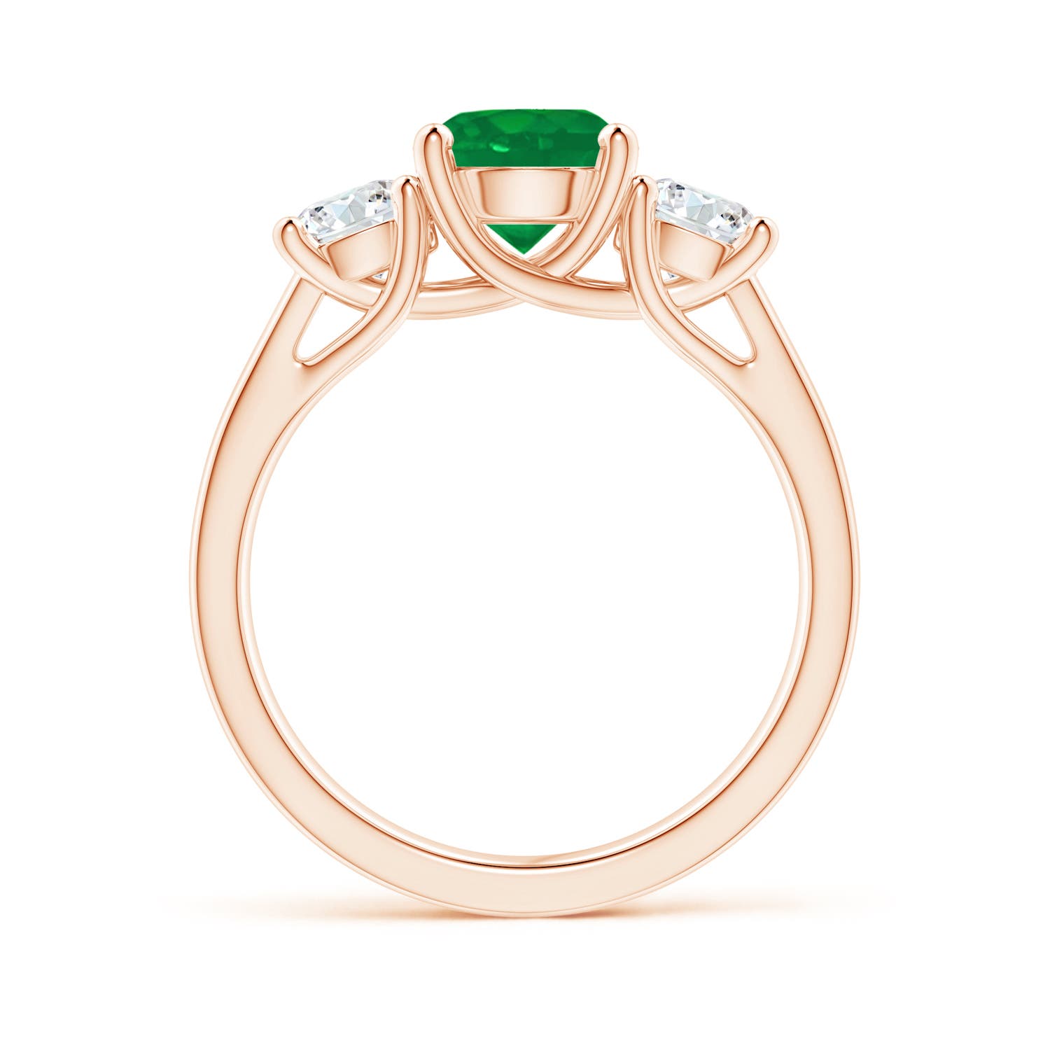 AA - Emerald / 1.9 CT / 14 KT Rose Gold