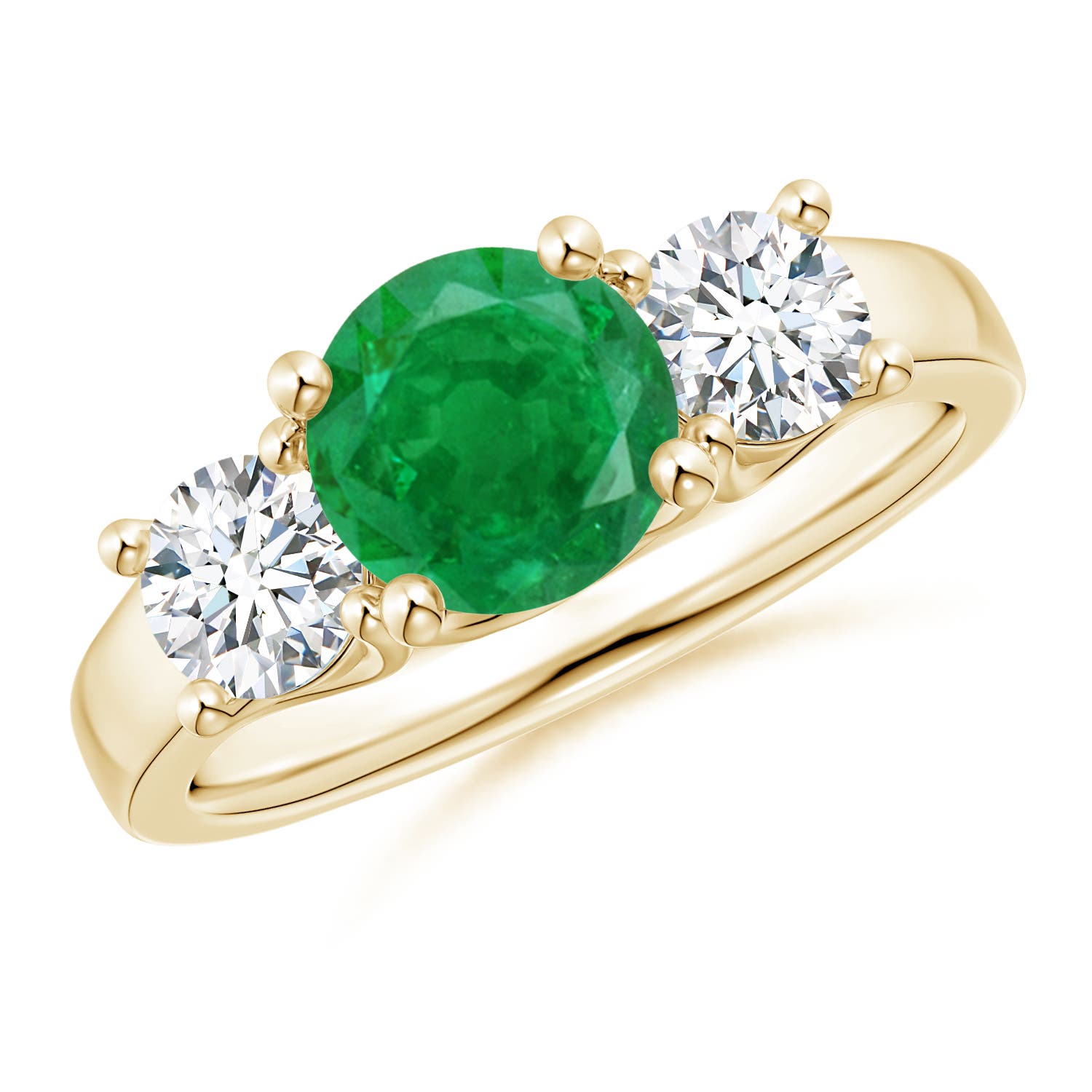 AA - Emerald / 1.9 CT / 14 KT Yellow Gold