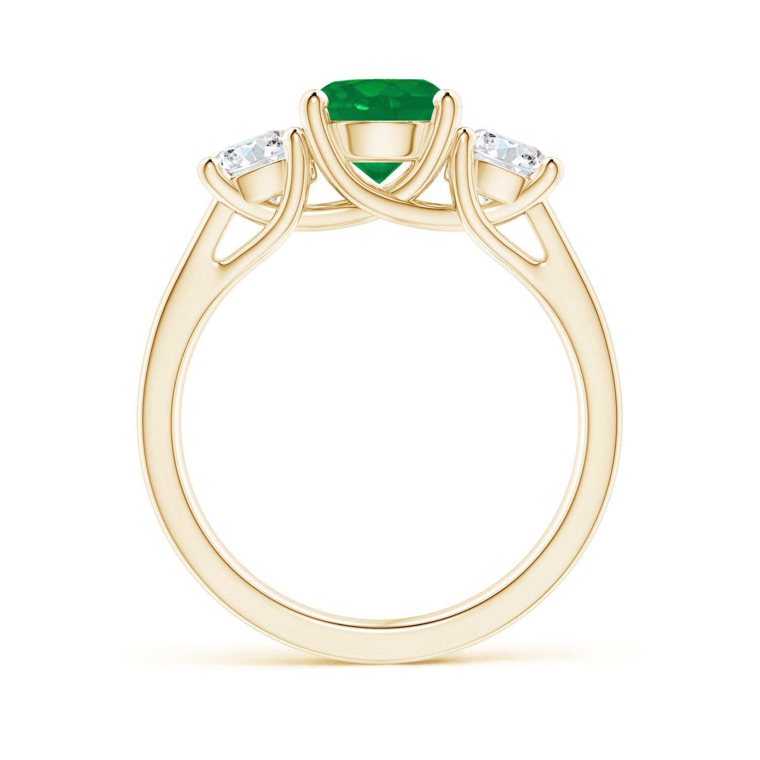 AA - Emerald / 1.9 CT / 14 KT Yellow Gold