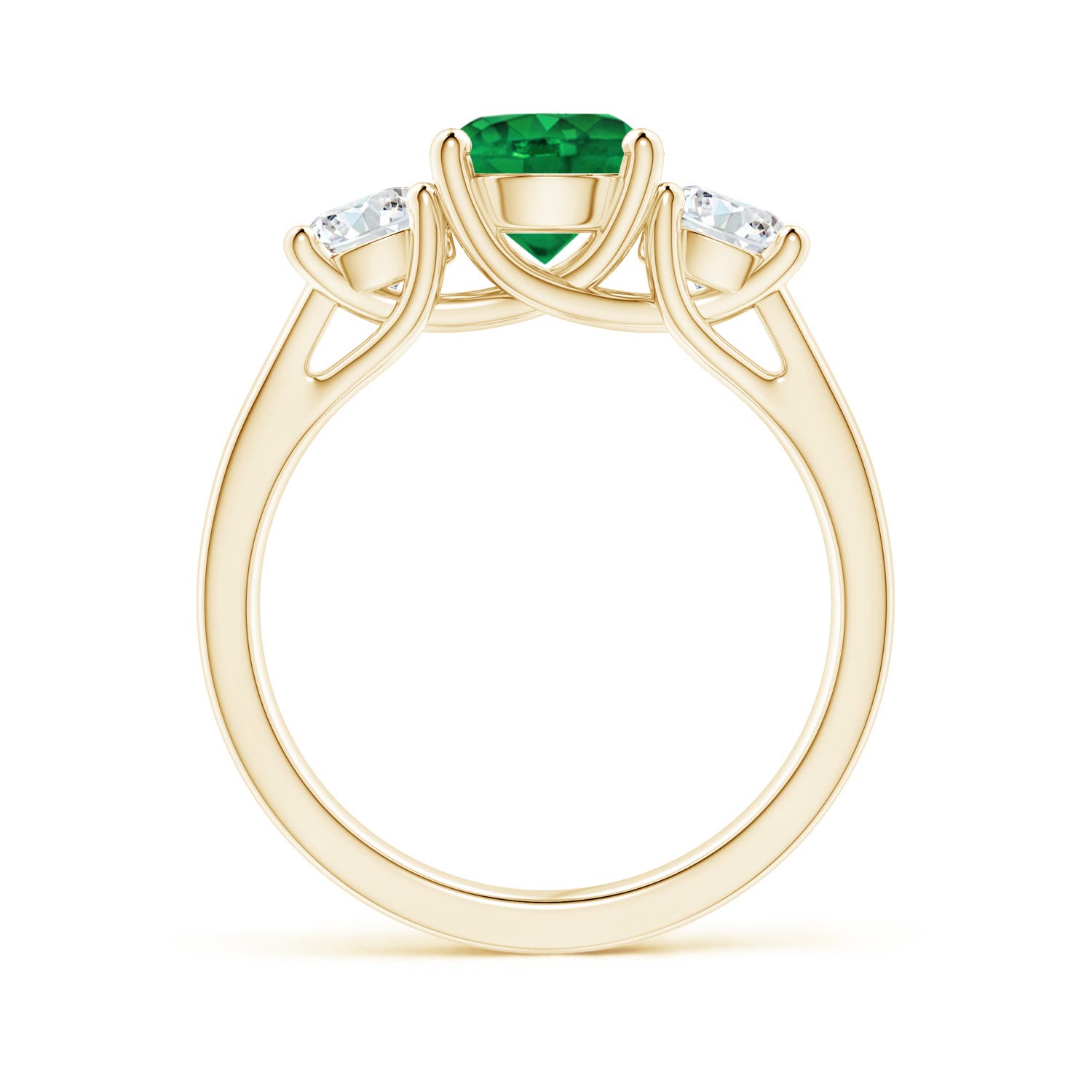 AAA - Emerald / 1.9 CT / 14 KT Yellow Gold