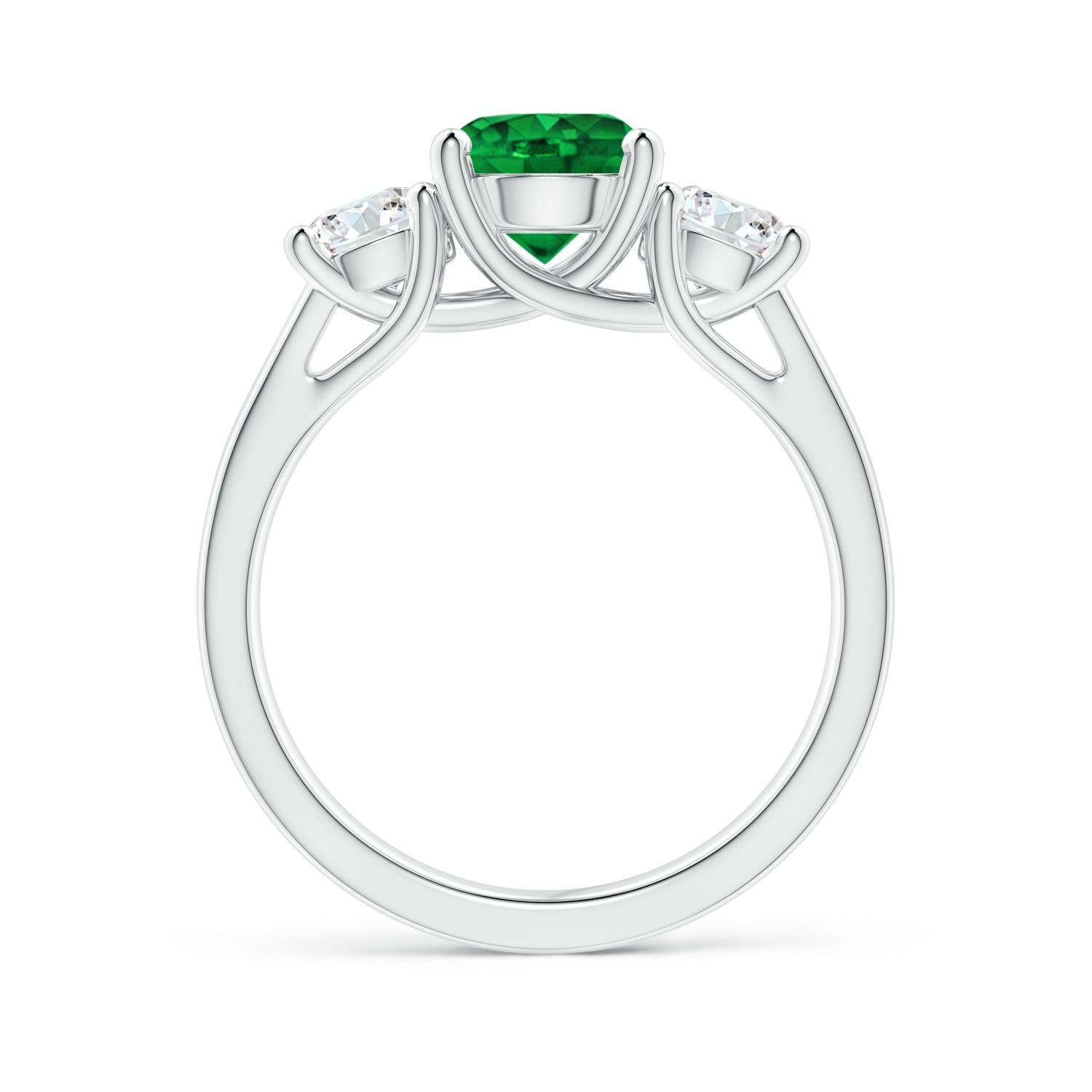 AAAA - Emerald / 1.9 CT / 14 KT White Gold