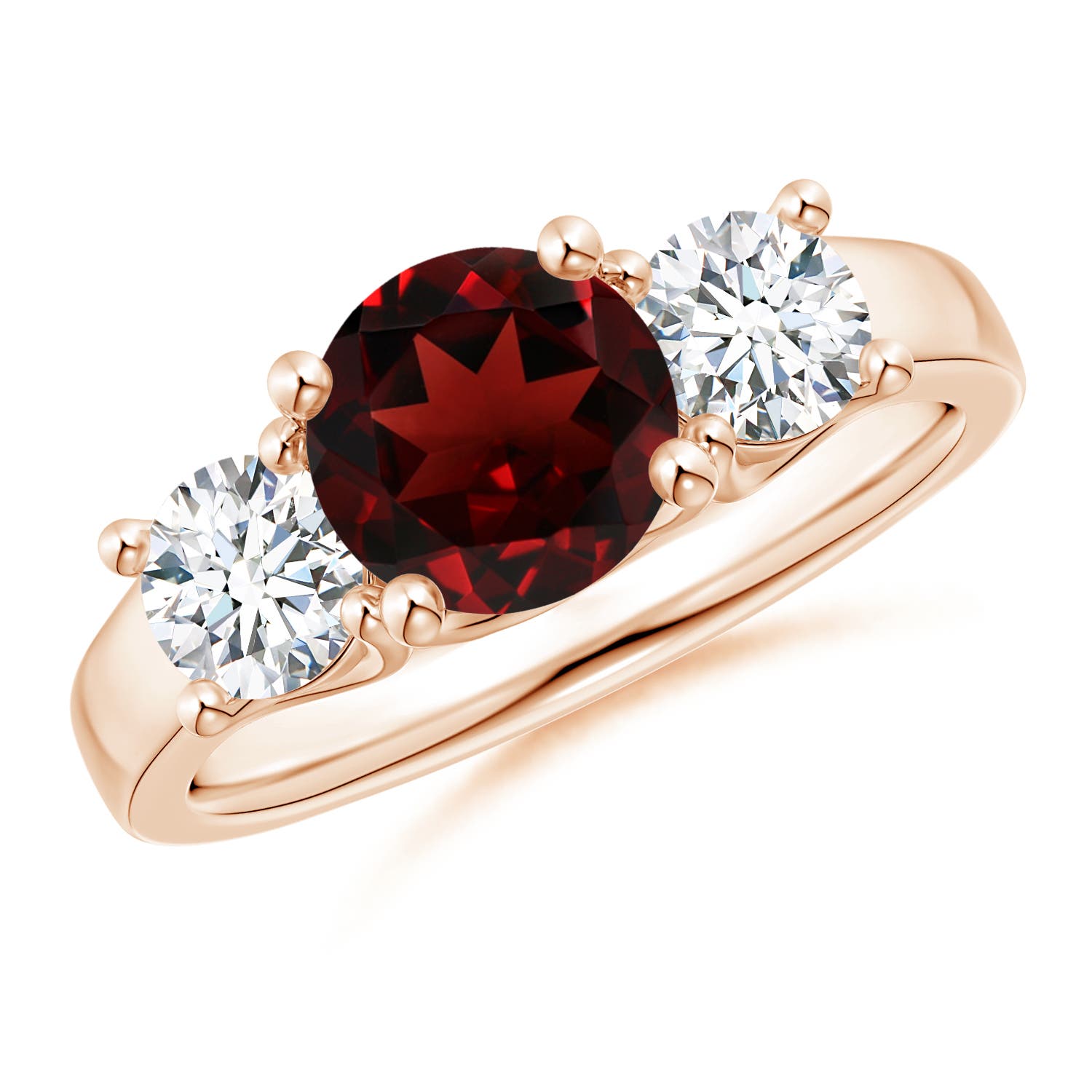 AAA - Garnet / 2.2 CT / 14 KT Rose Gold