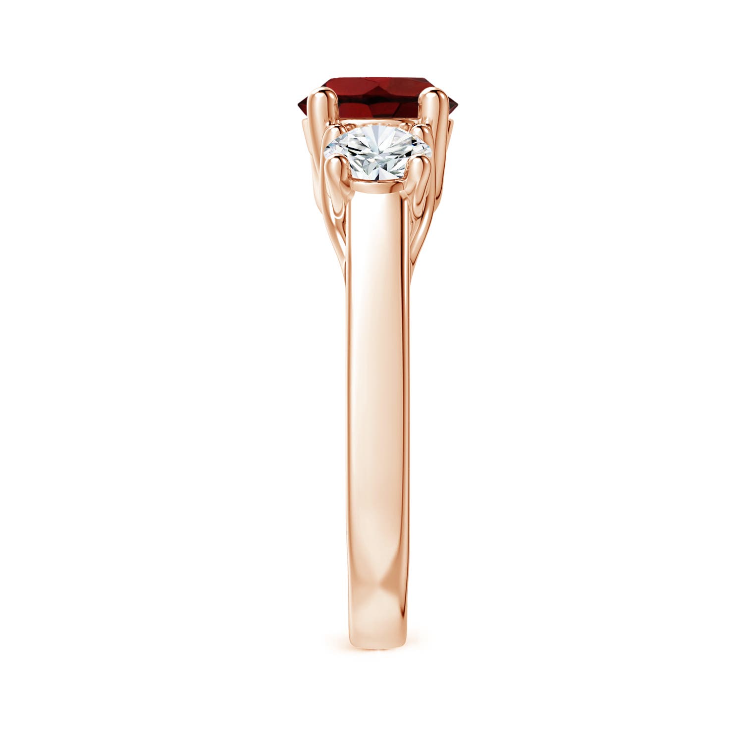 AAA - Garnet / 2.2 CT / 14 KT Rose Gold