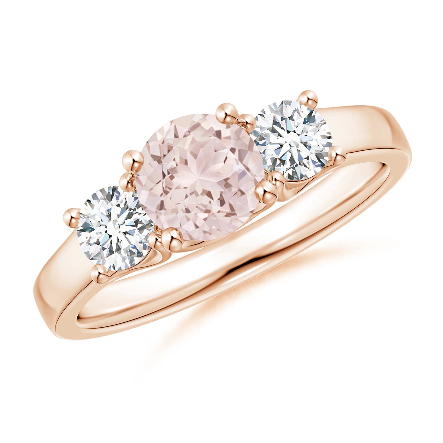 A - Morganite / 1.16 CT / 14 KT Rose Gold