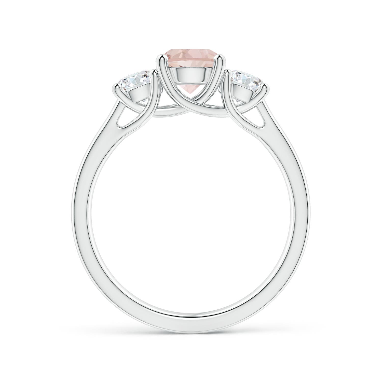 AA - Morganite / 1.16 CT / 14 KT White Gold