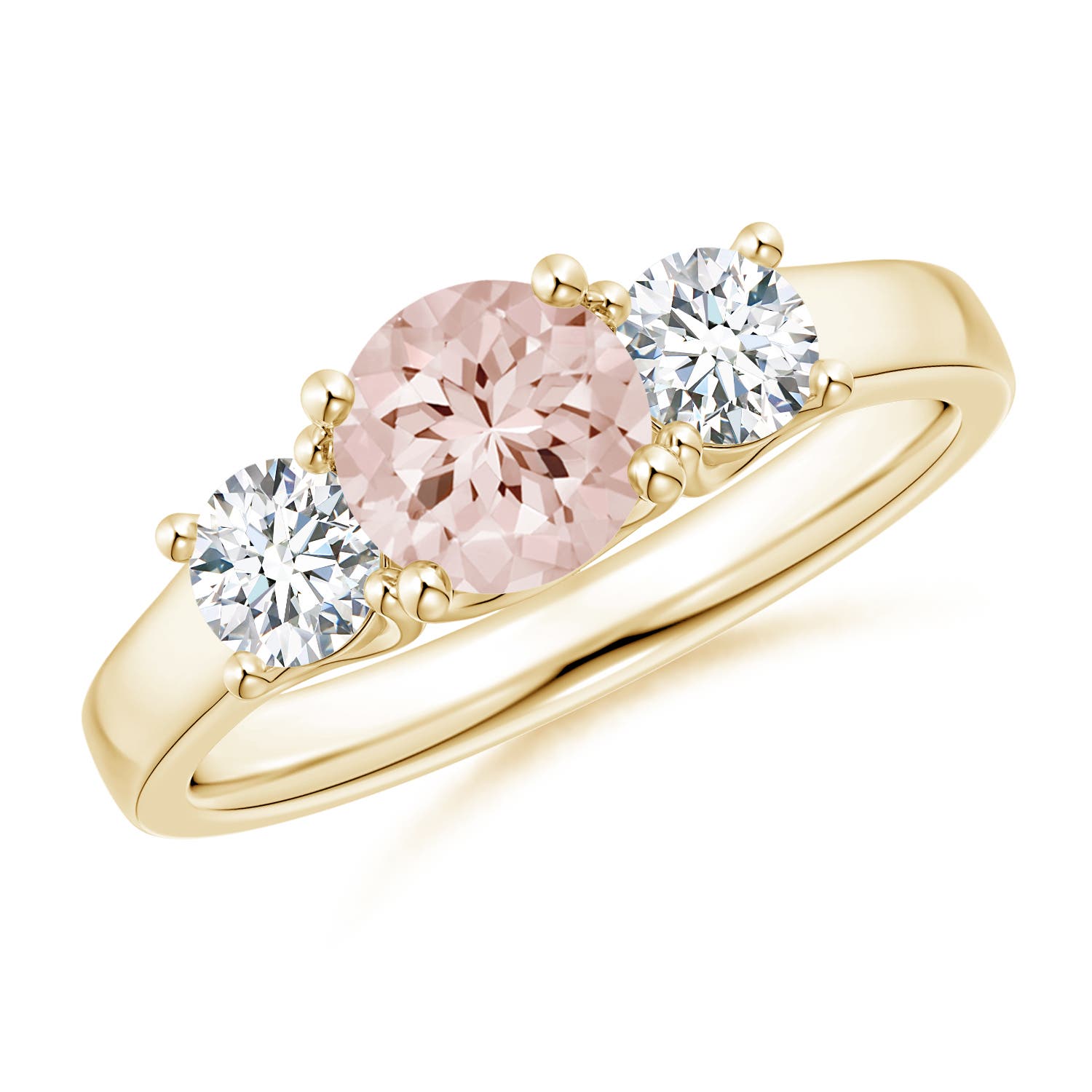 AA - Morganite / 1.16 CT / 14 KT Yellow Gold