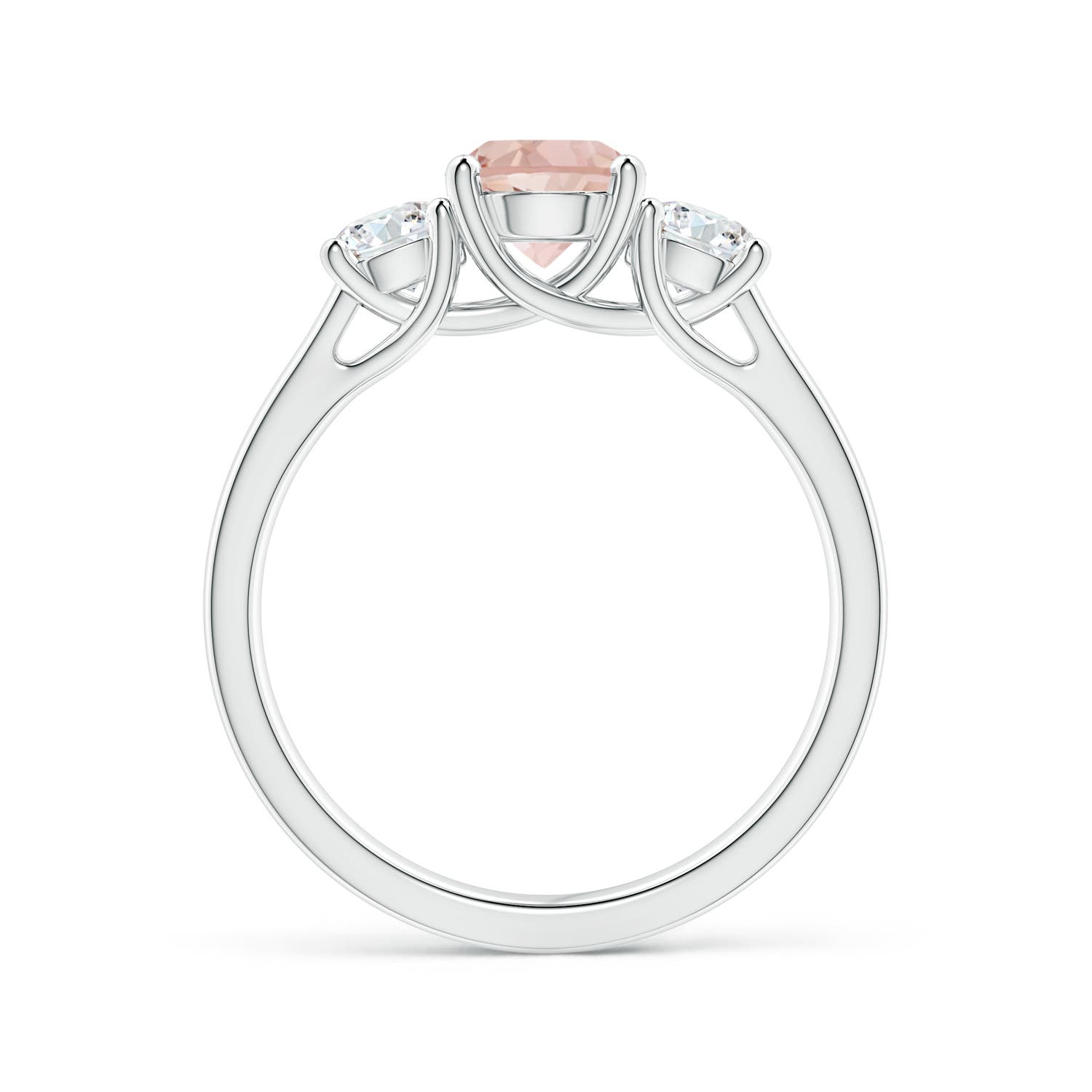 AAA - Morganite / 1.16 CT / 14 KT White Gold