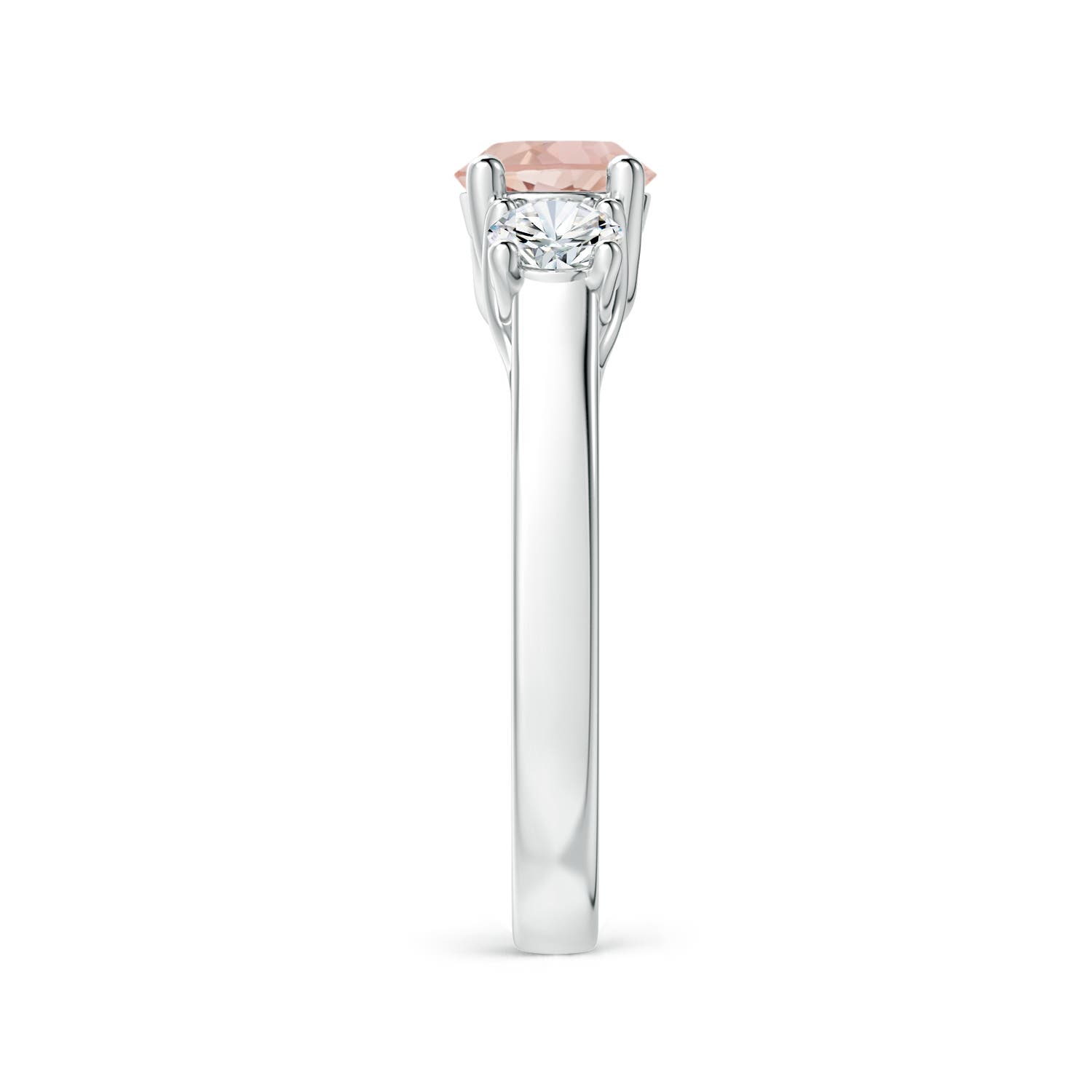 AAA - Morganite / 1.16 CT / 14 KT White Gold