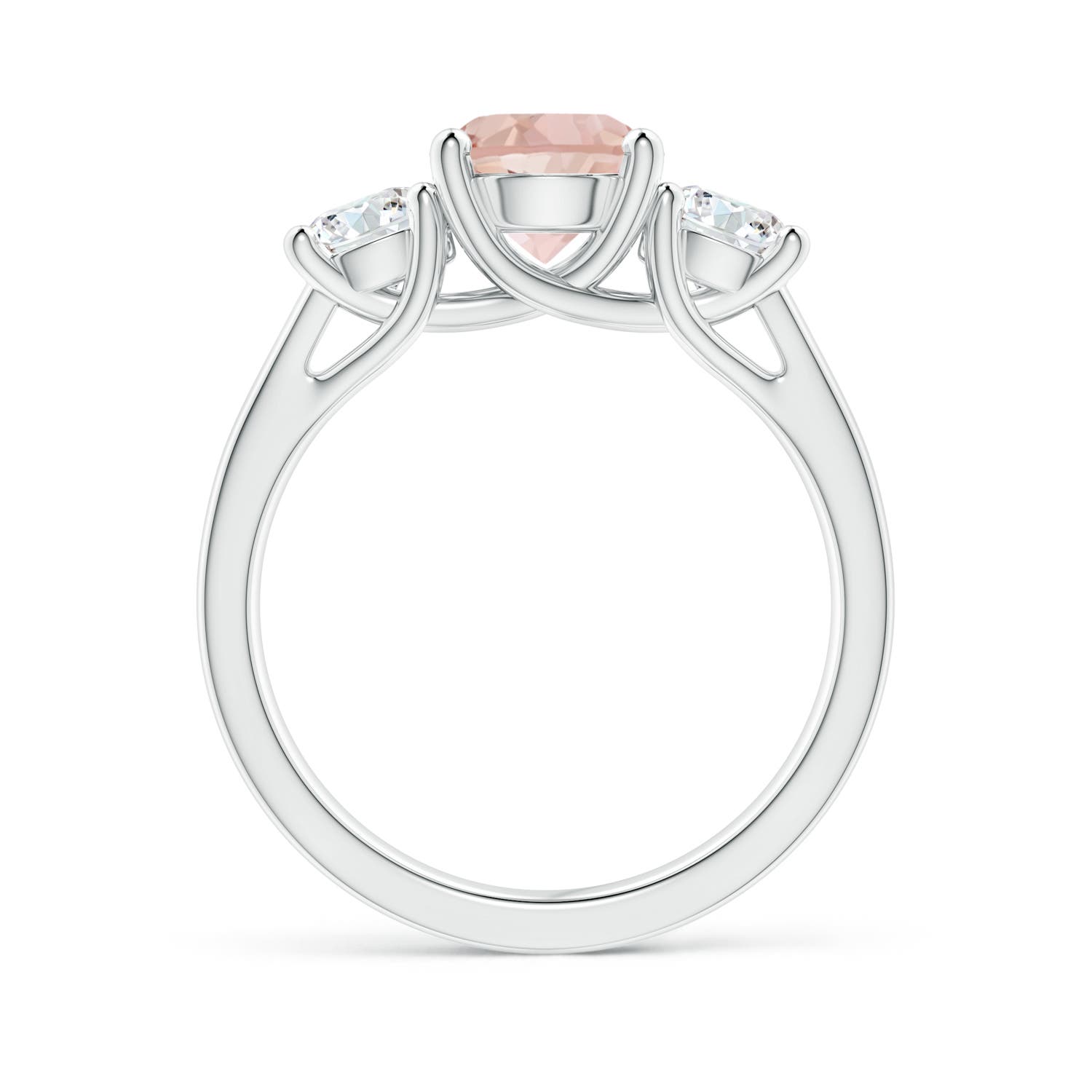 AAA - Morganite / 1.8 CT / 14 KT White Gold