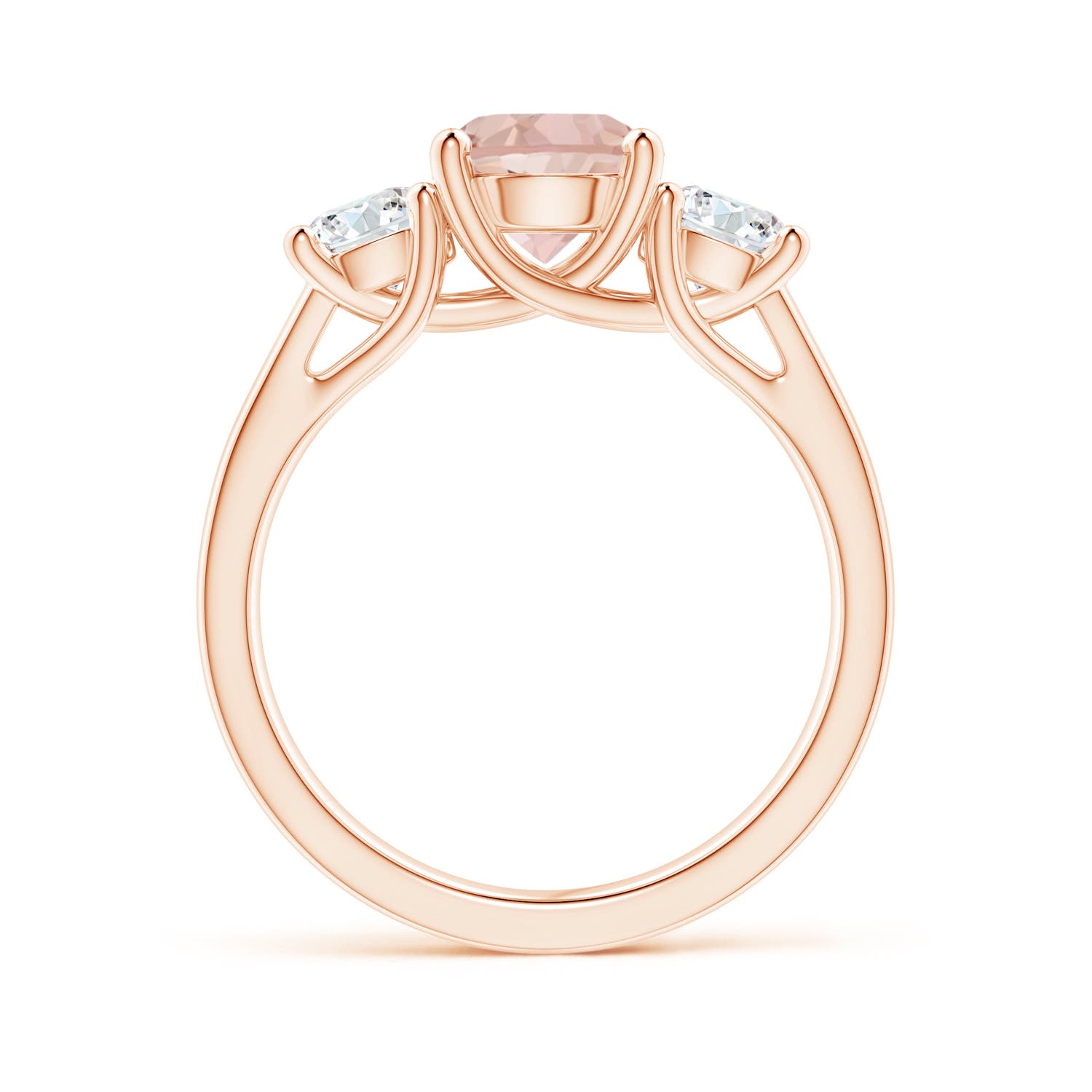 AAAA - Morganite / 1.8 CT / 14 KT Rose Gold