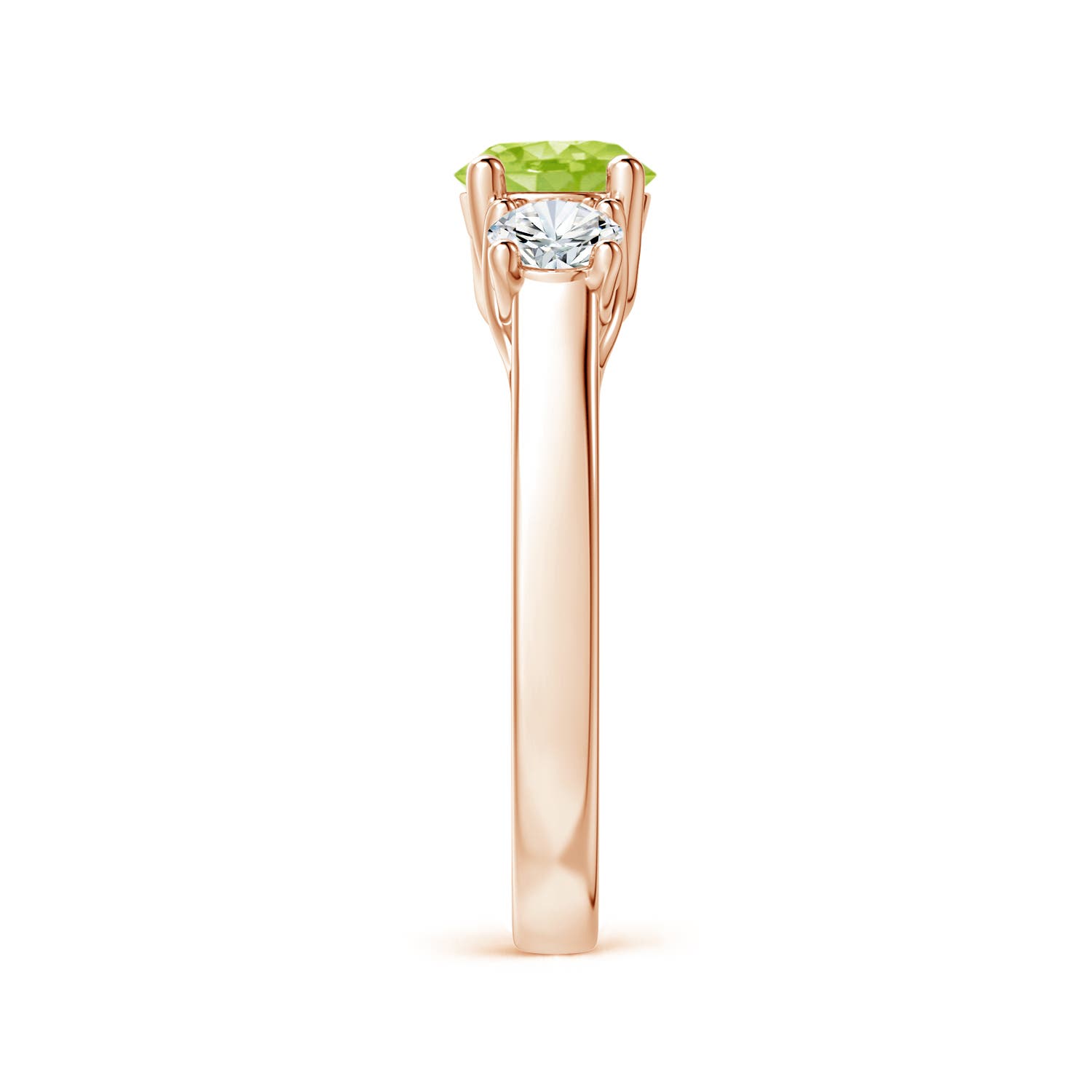 AA - Peridot / 1.41 CT / 14 KT Rose Gold