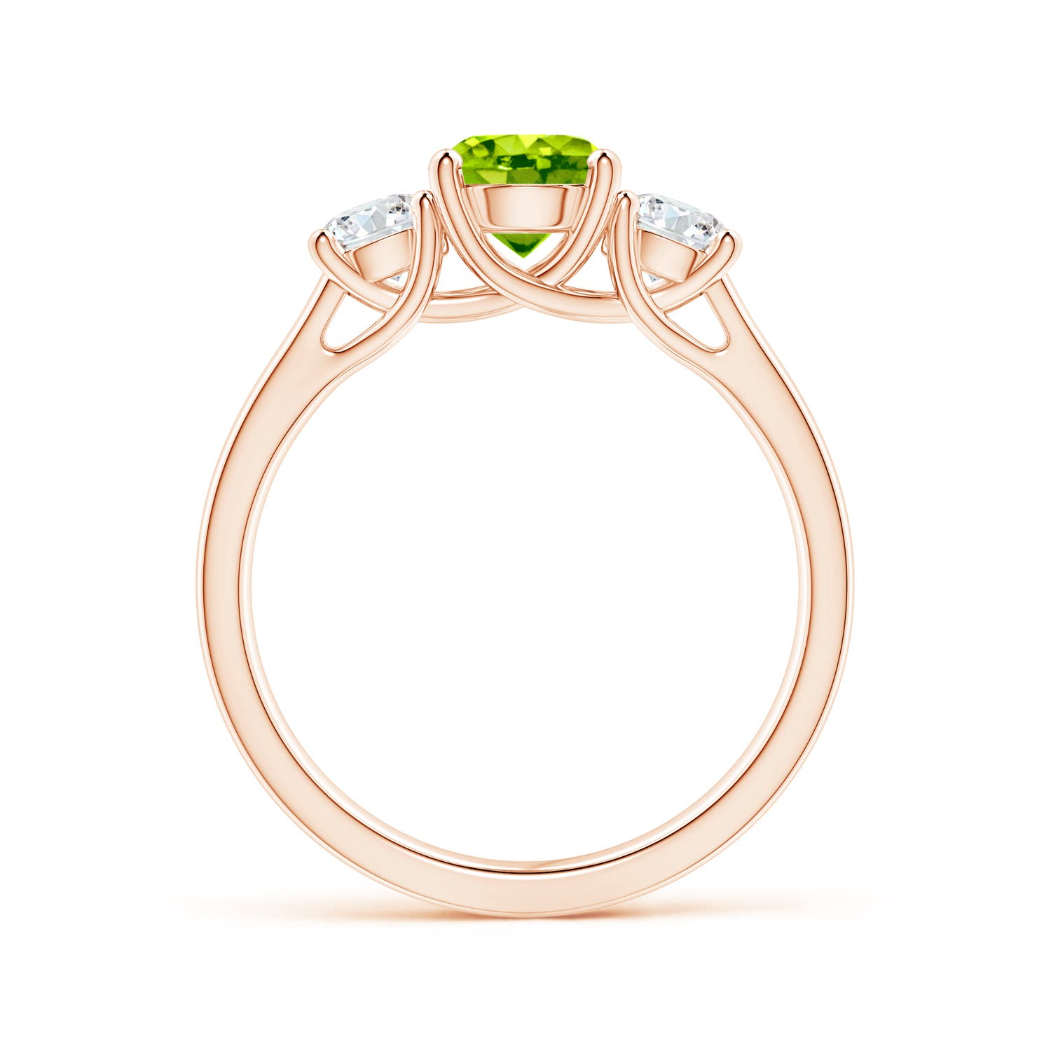 AAA - Peridot / 1.41 CT / 14 KT Rose Gold