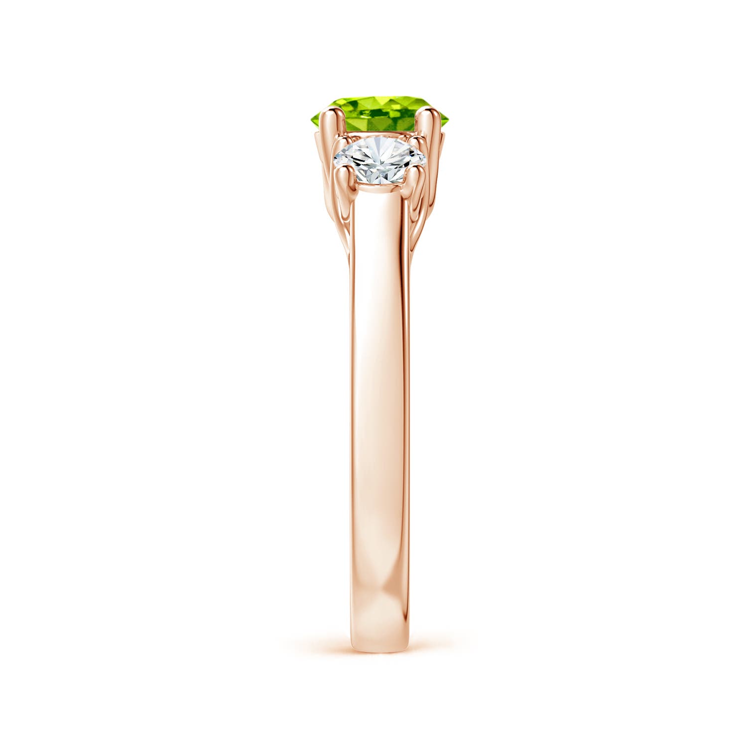 AAA - Peridot / 1.41 CT / 14 KT Rose Gold