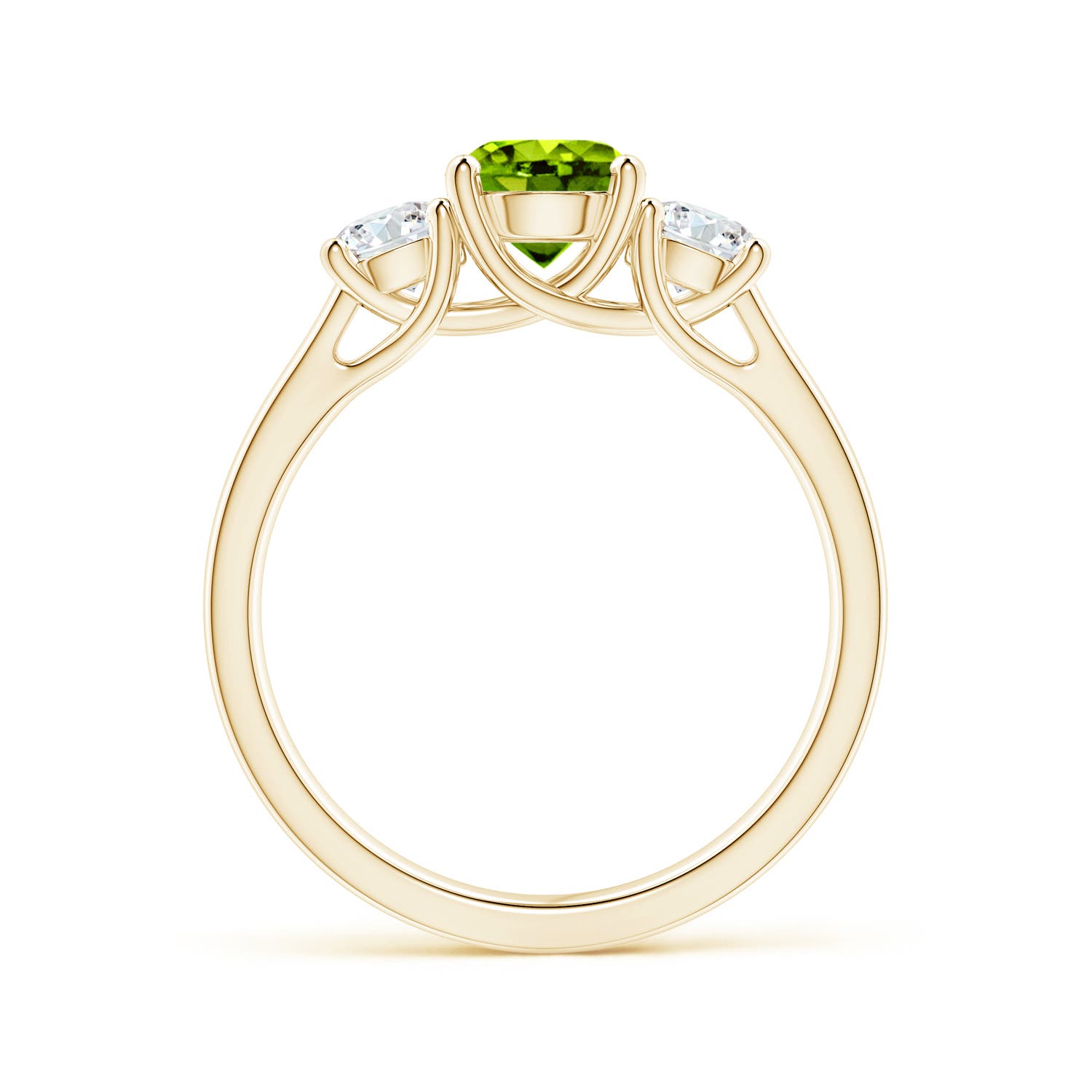 AAAA - Peridot / 1.41 CT / 14 KT Yellow Gold