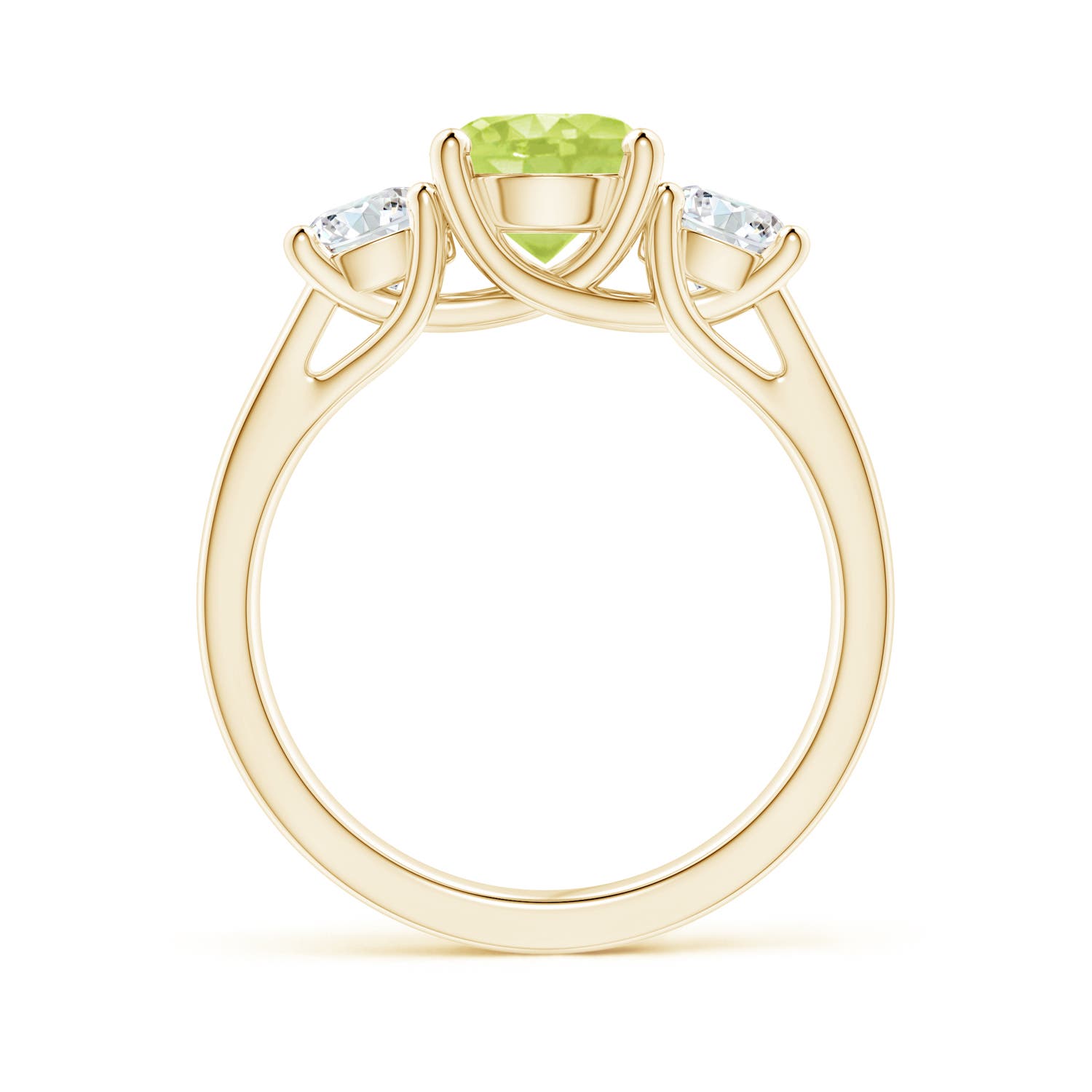 A - Peridot / 2.1 CT / 14 KT Yellow Gold