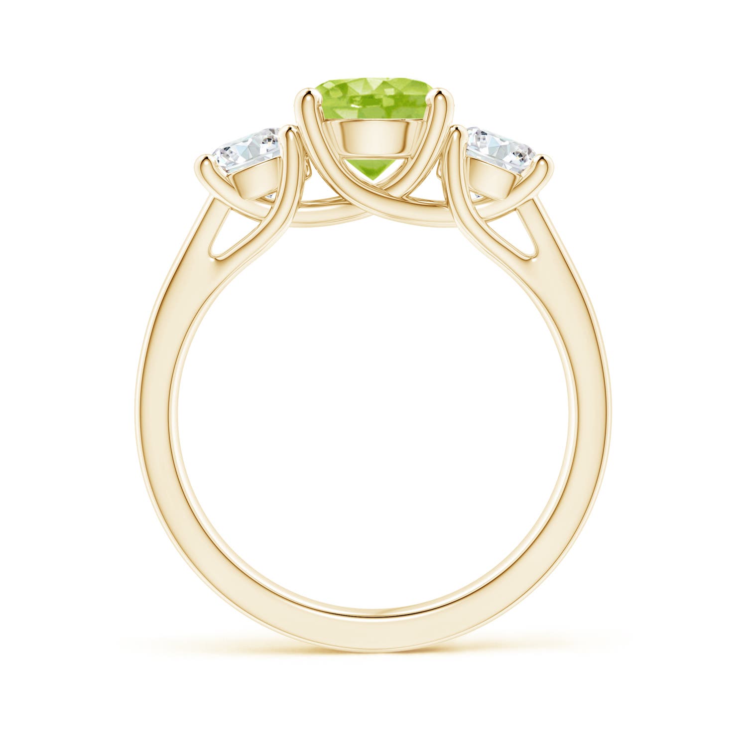 AA - Peridot / 2.1 CT / 14 KT Yellow Gold