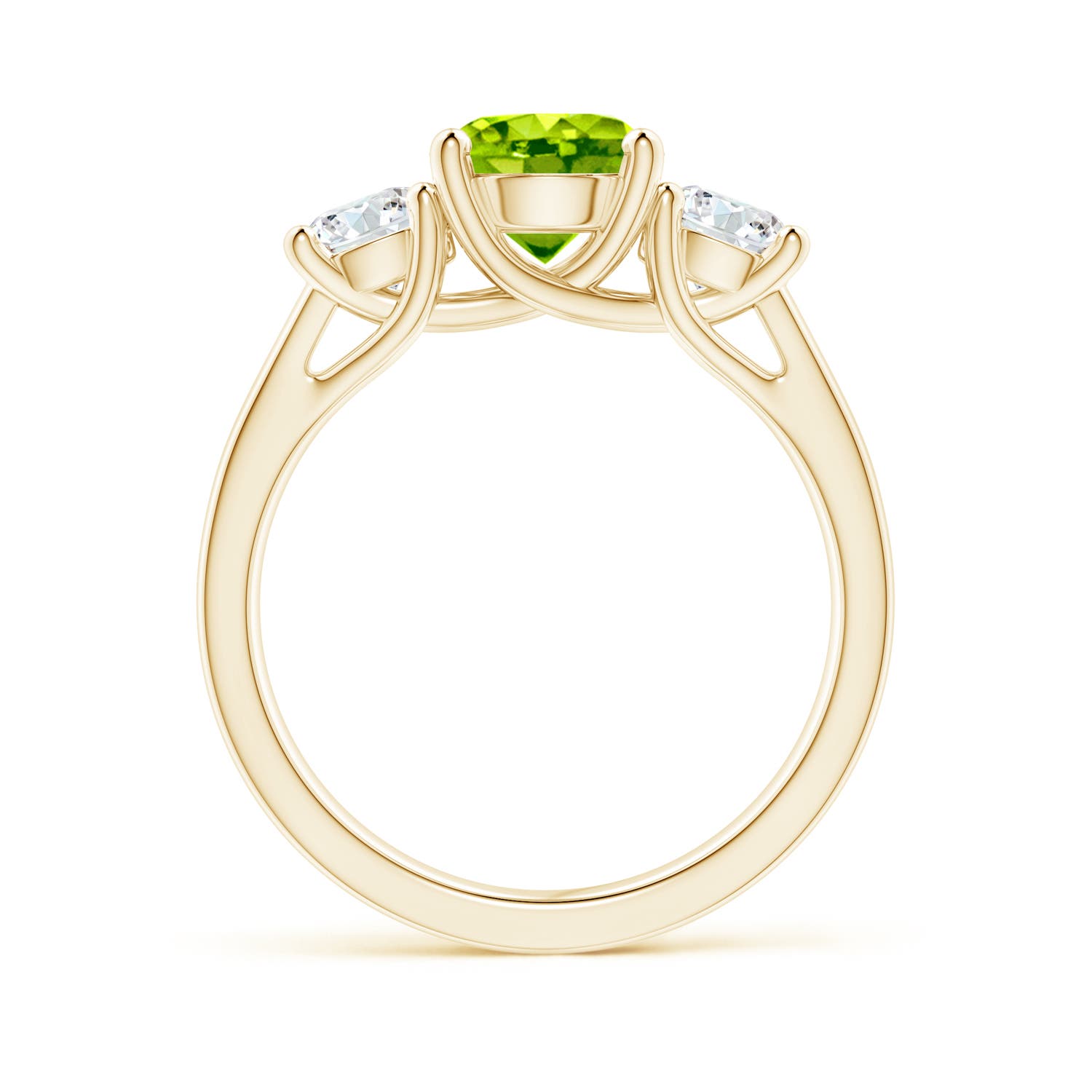 AAA - Peridot / 2.1 CT / 14 KT Yellow Gold