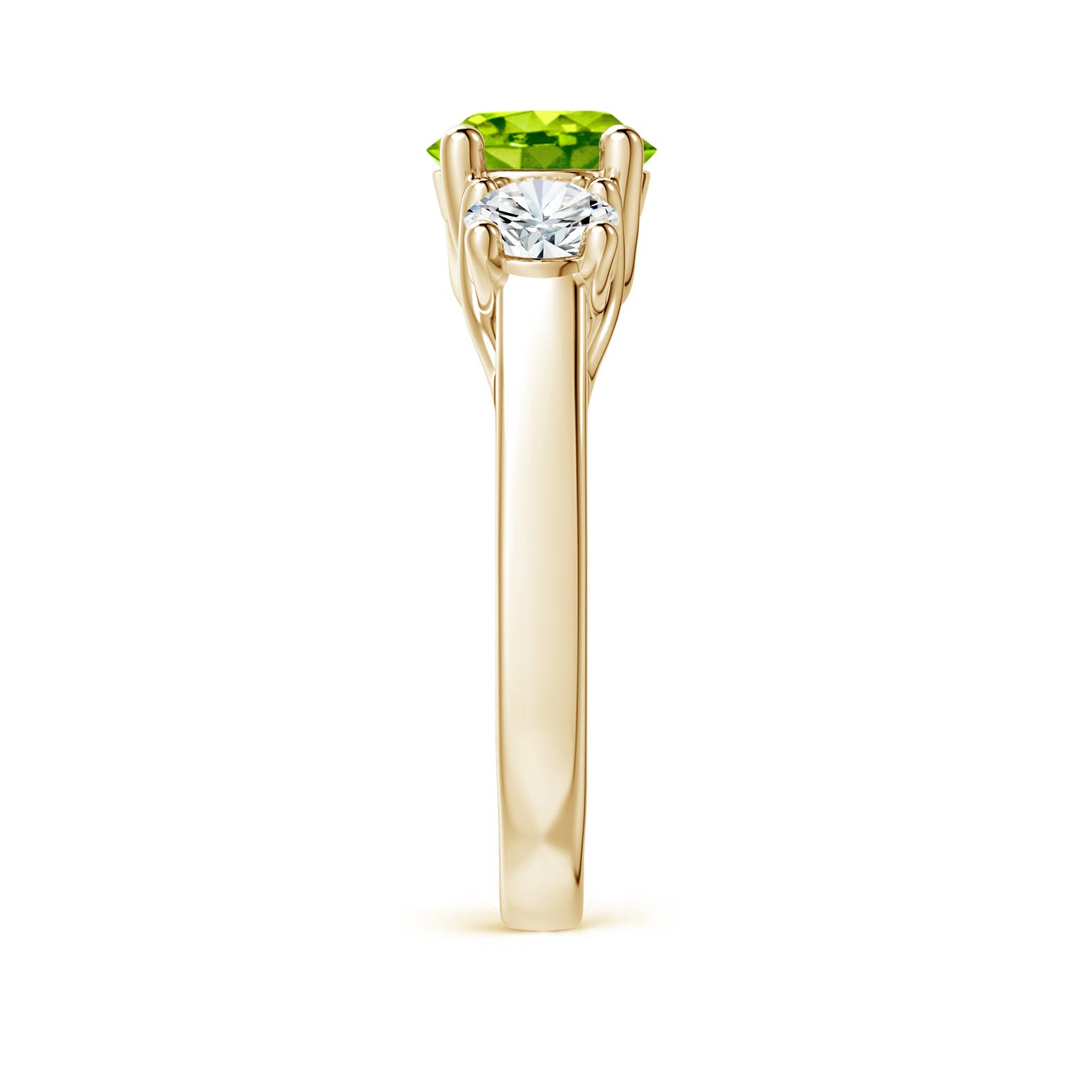 AAA - Peridot / 2.1 CT / 14 KT Yellow Gold