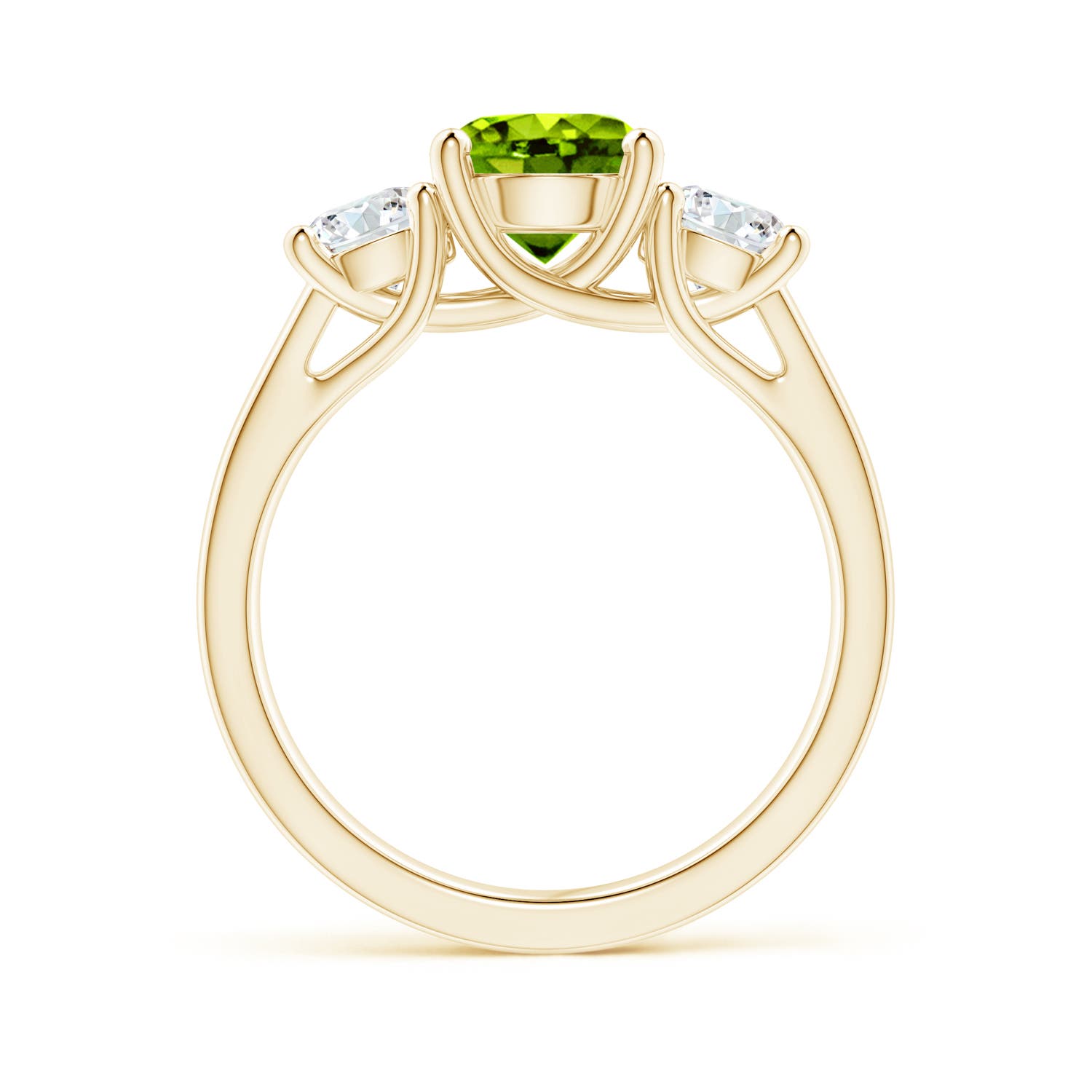 AAAA - Peridot / 2.1 CT / 14 KT Yellow Gold