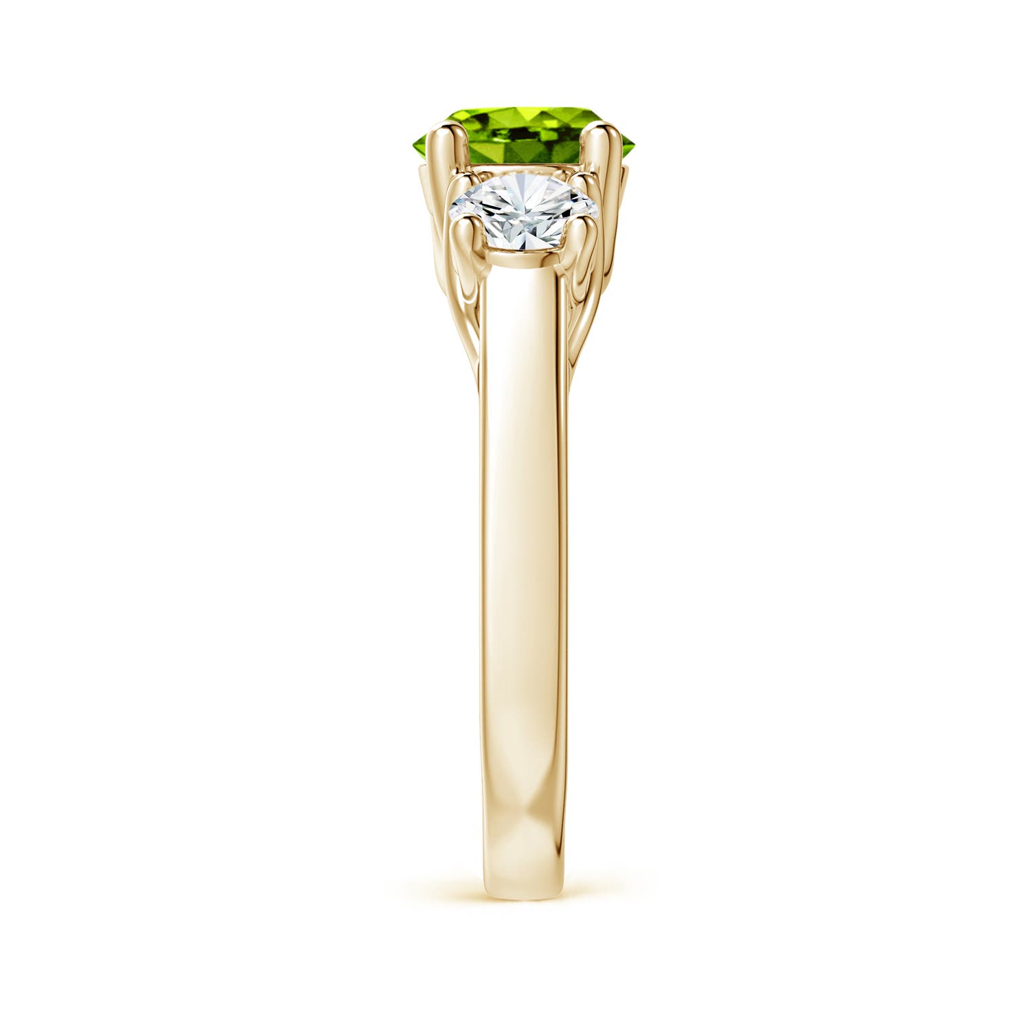 AAAA - Peridot / 2.1 CT / 14 KT Yellow Gold