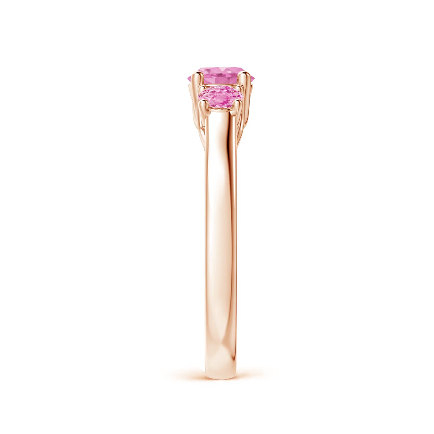 A - Pink Sapphire / 1.06 CT / 14 KT Rose Gold