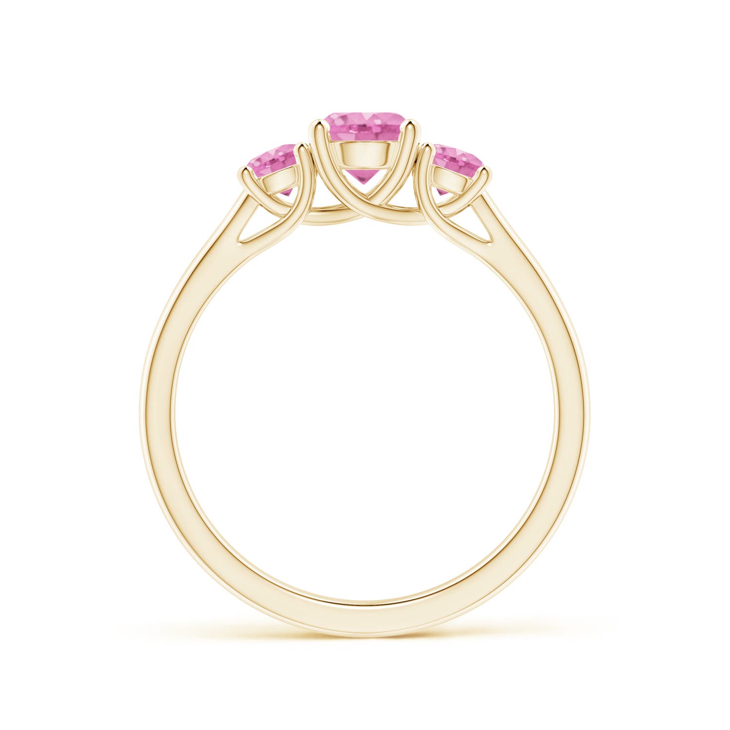 A - Pink Sapphire / 1.06 CT / 14 KT Yellow Gold