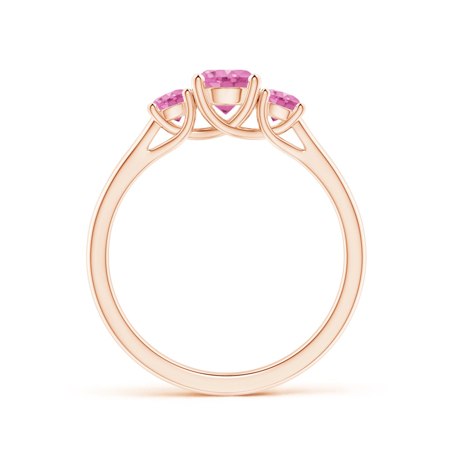 AA - Pink Sapphire / 1.06 CT / 14 KT Rose Gold