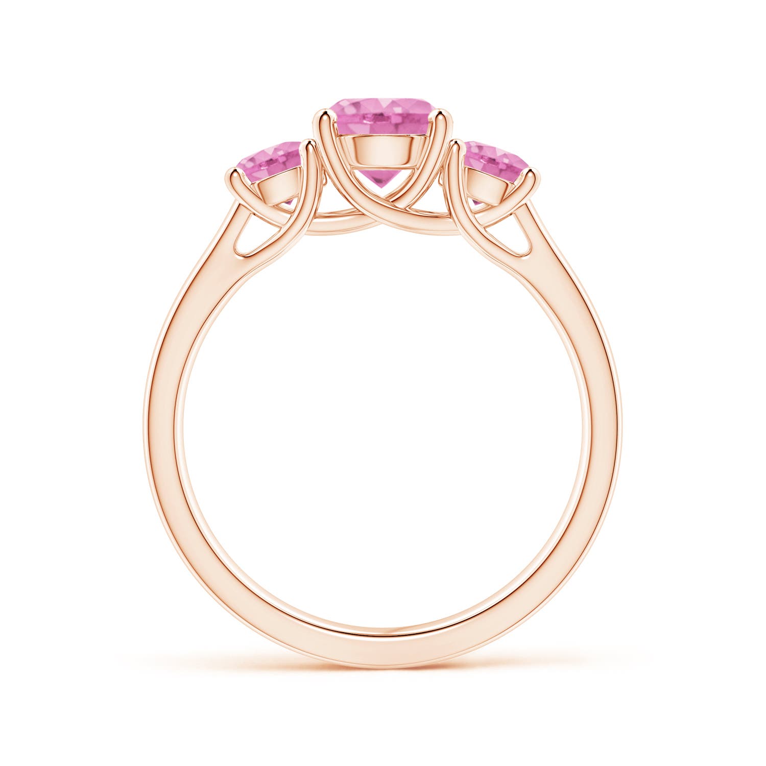 A - Pink Sapphire / 1.66 CT / 14 KT Rose Gold