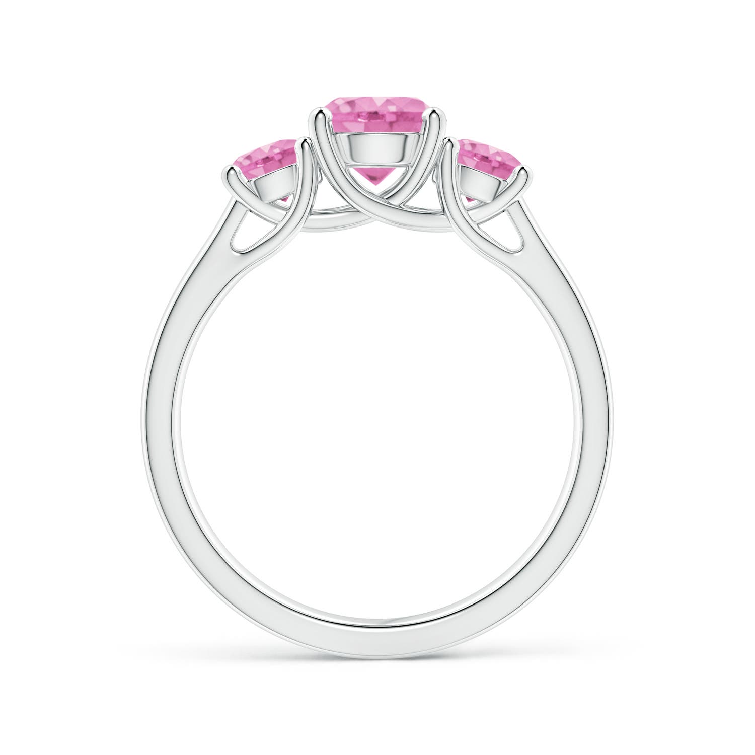 A - Pink Sapphire / 1.66 CT / 14 KT White Gold