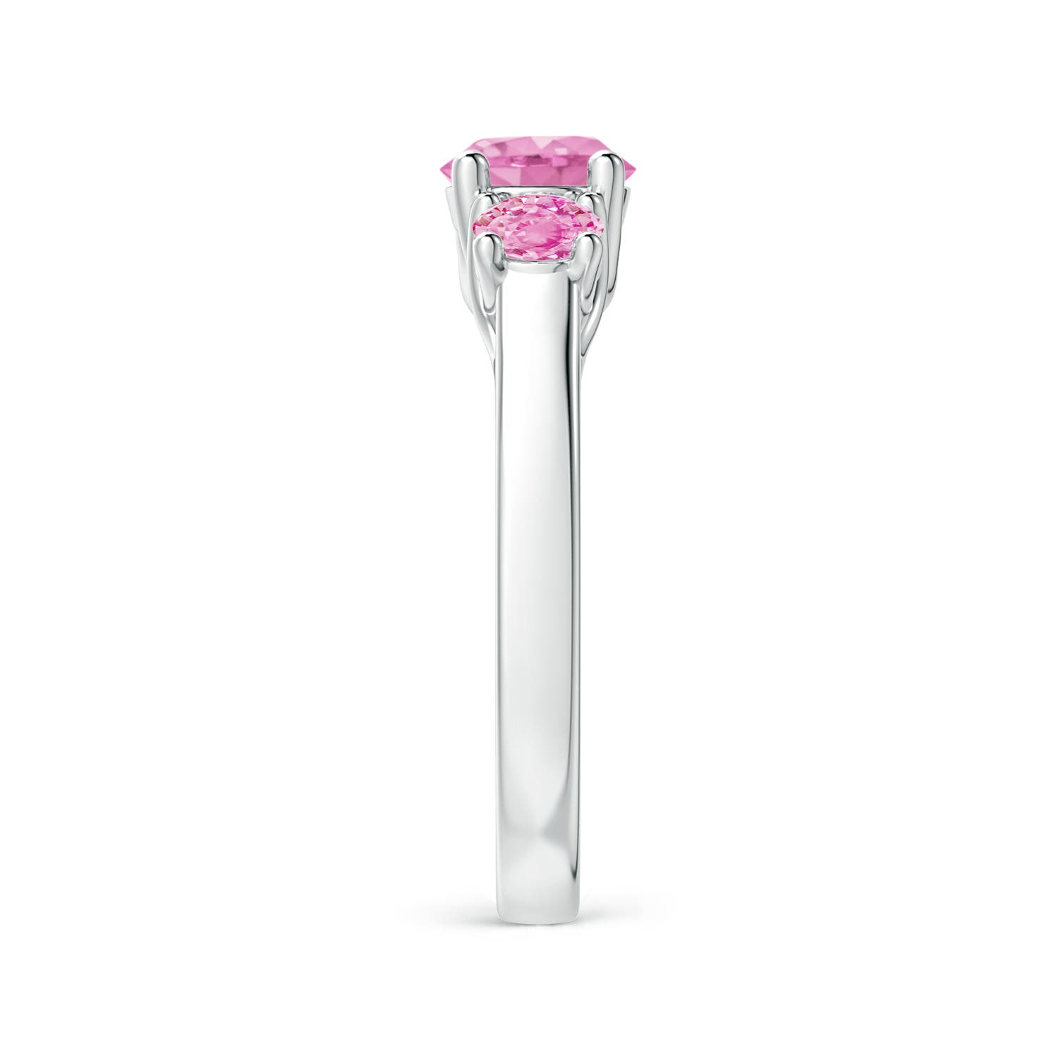 A - Pink Sapphire / 1.66 CT / 14 KT White Gold