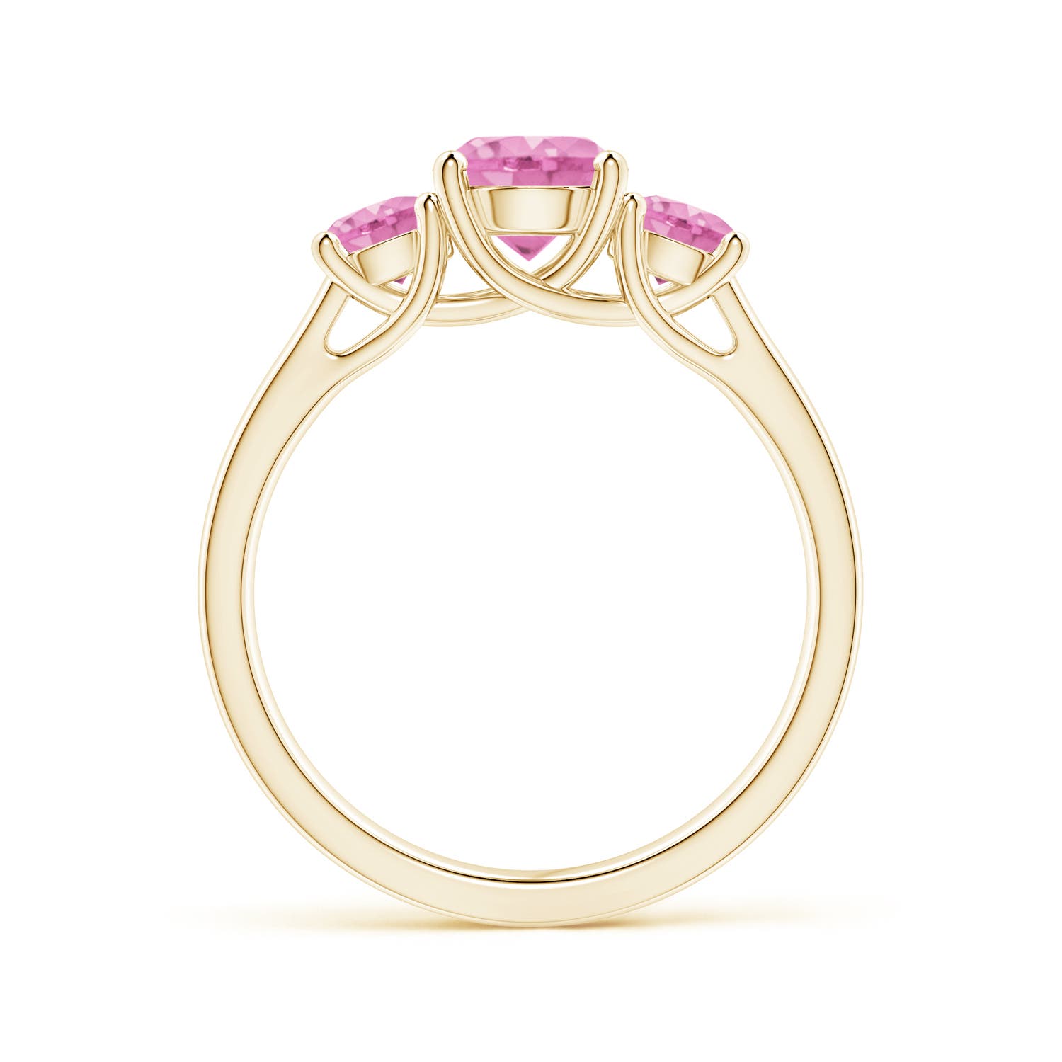 A - Pink Sapphire / 1.66 CT / 14 KT Yellow Gold