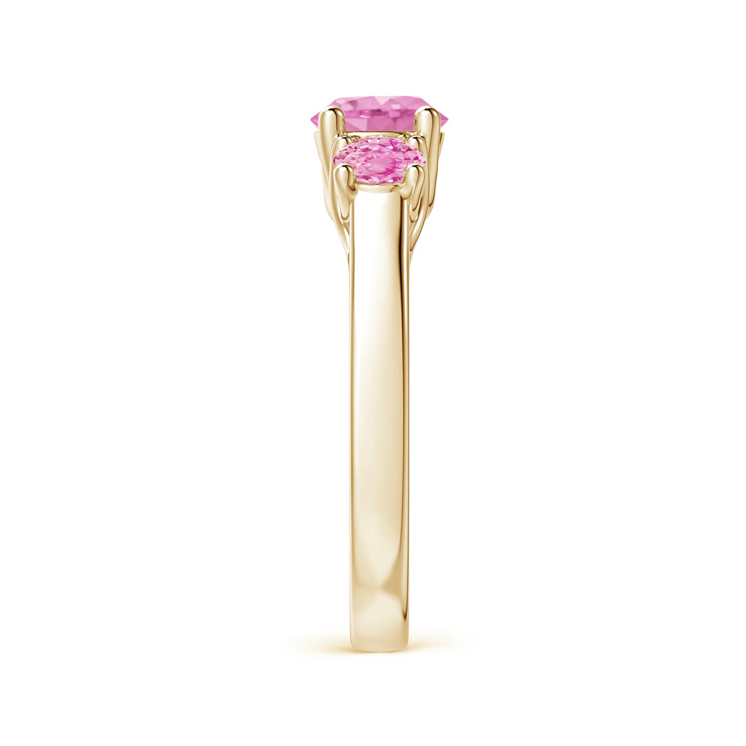 A - Pink Sapphire / 1.66 CT / 14 KT Yellow Gold