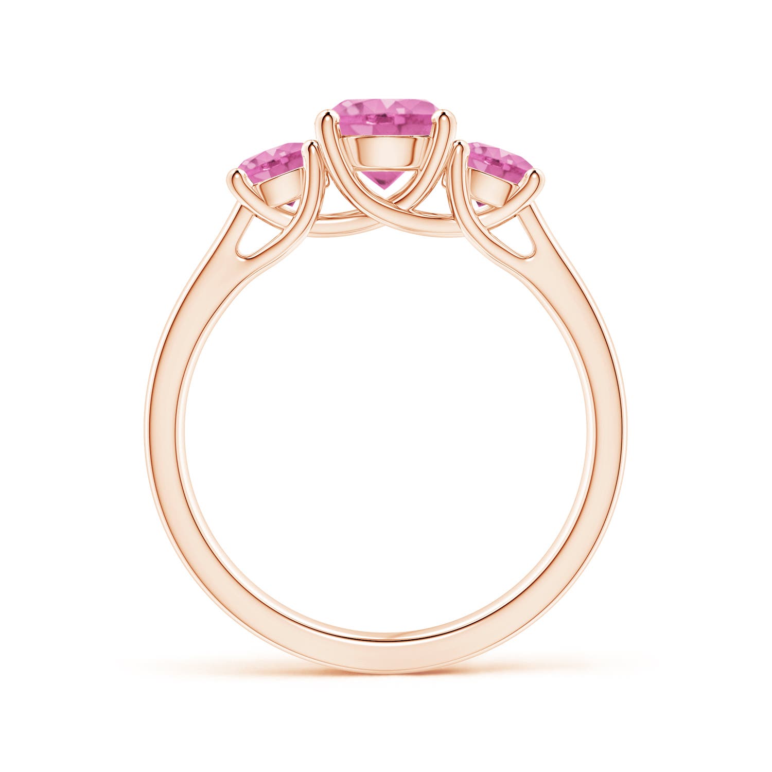 AA - Pink Sapphire / 1.66 CT / 14 KT Rose Gold