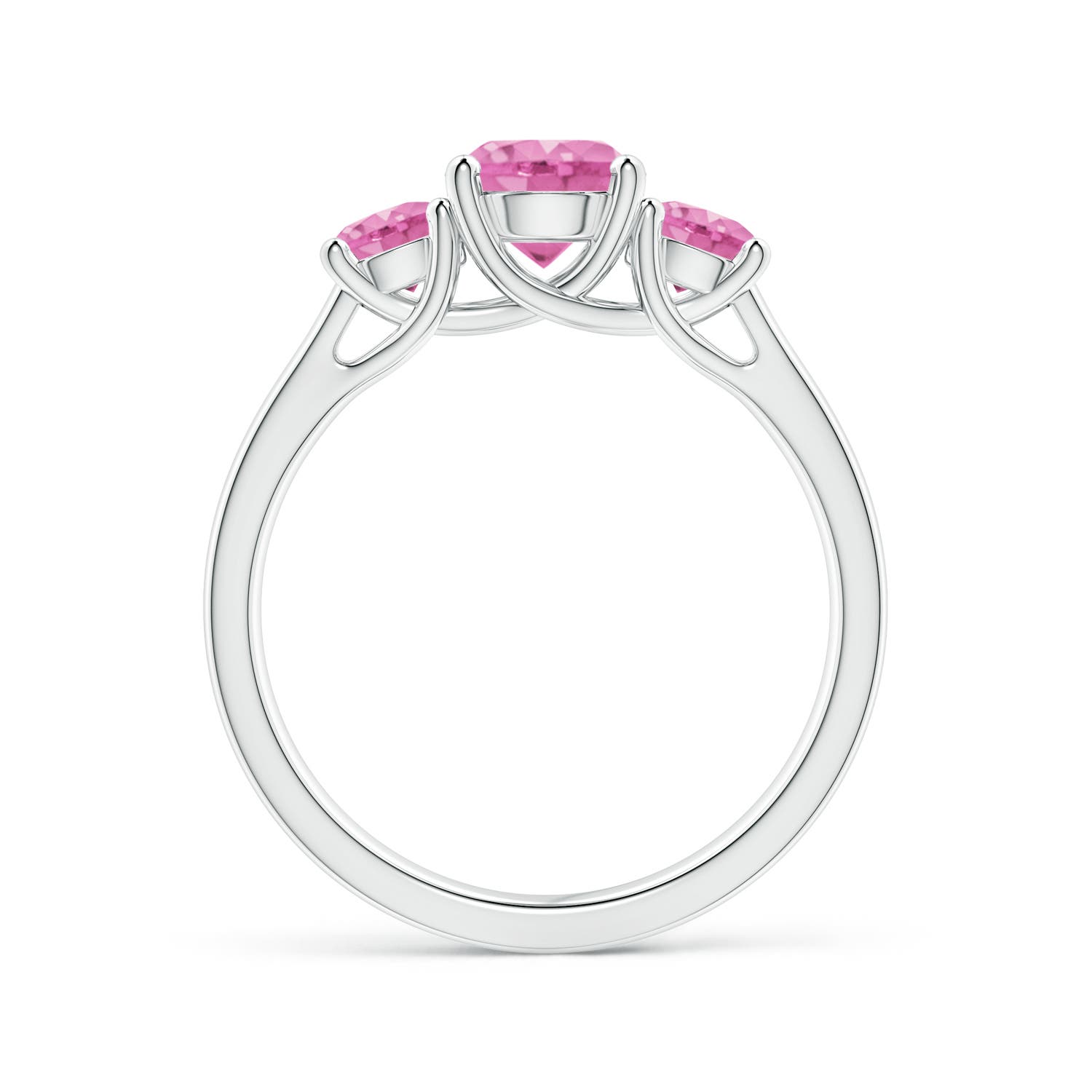 AA - Pink Sapphire / 1.66 CT / 14 KT White Gold