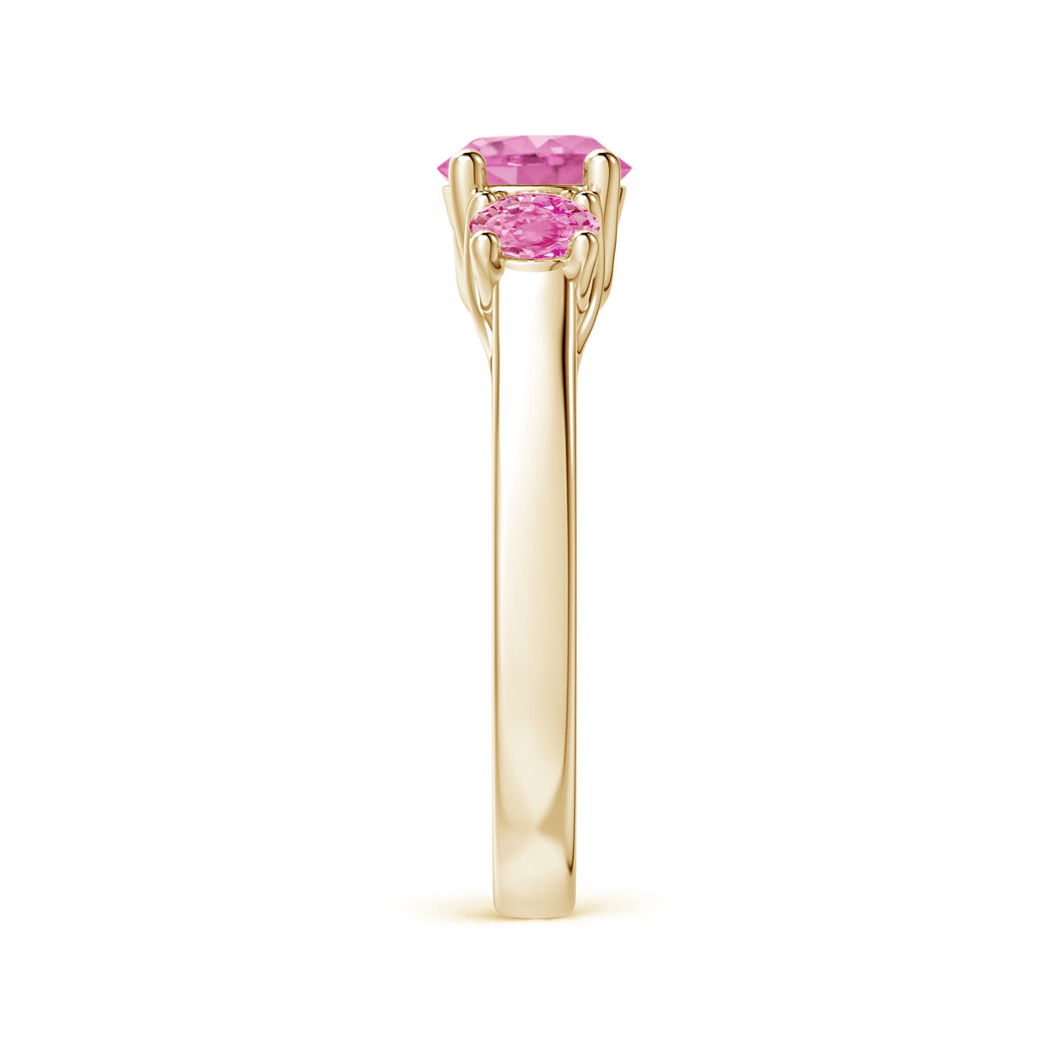 AA - Pink Sapphire / 1.66 CT / 14 KT Yellow Gold