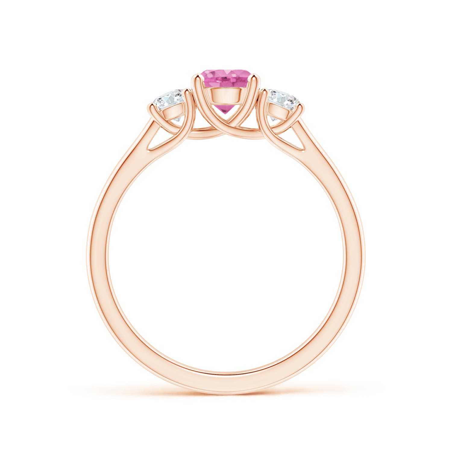 AA - Pink Sapphire / 0.92 CT / 14 KT Rose Gold