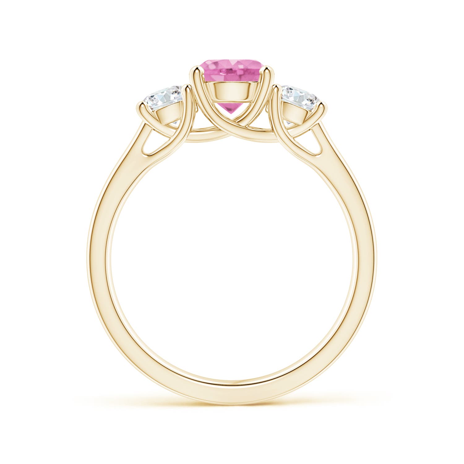 A - Pink Sapphire / 1.46 CT / 14 KT Yellow Gold