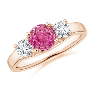 Round AAA Pink Sapphire