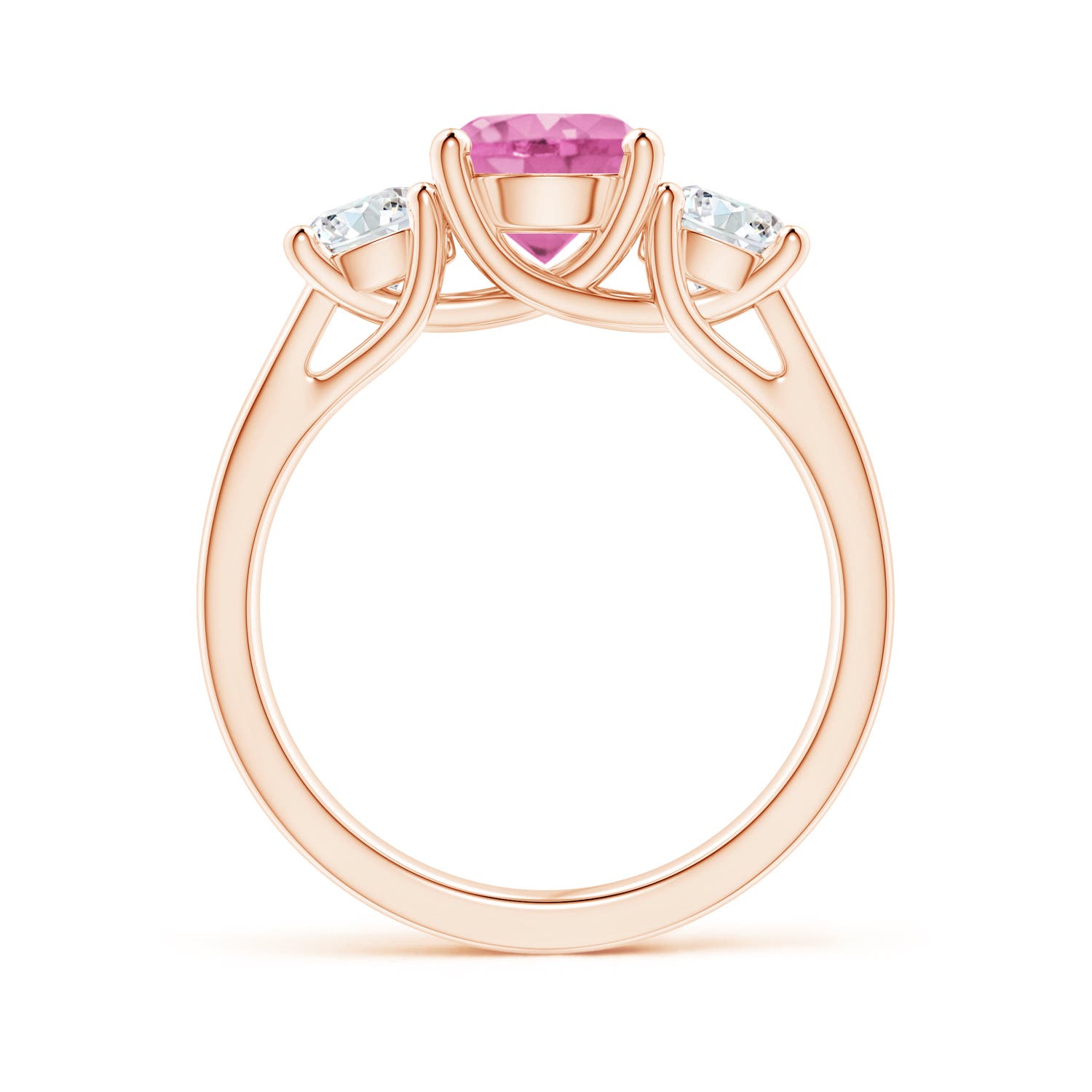 AA - Pink Sapphire / 2.3 CT / 14 KT Rose Gold