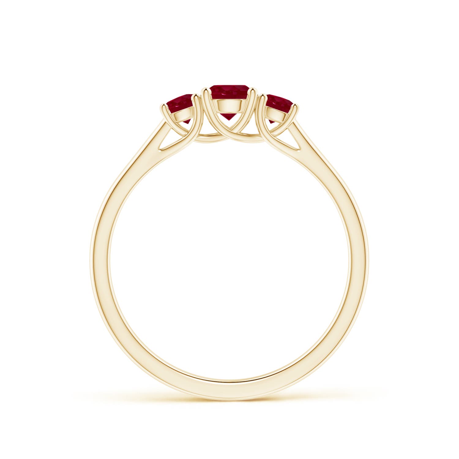 AA - Ruby / 0.64 CT / 14 KT Yellow Gold