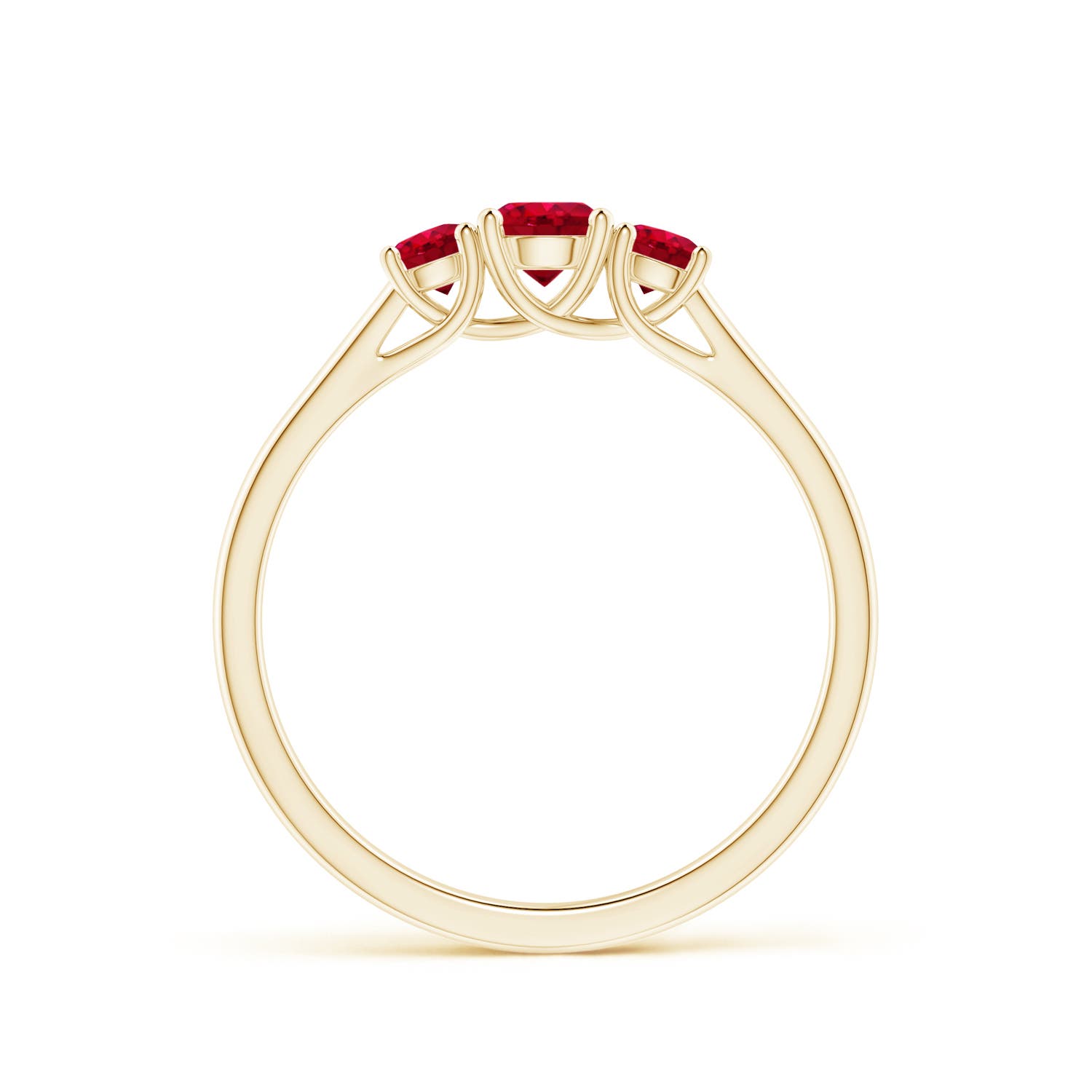 AAA - Ruby / 0.64 CT / 14 KT Yellow Gold