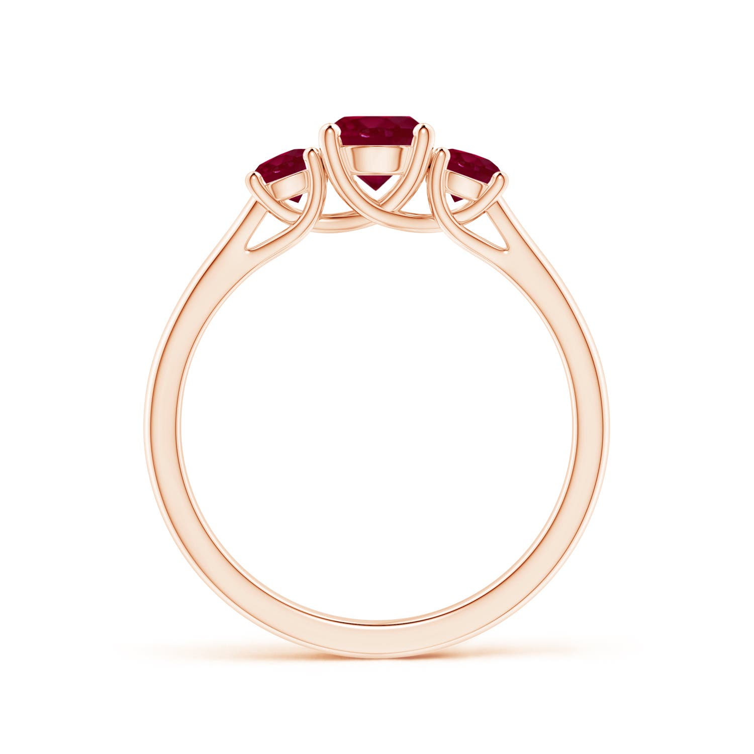 A - Ruby / 1.06 CT / 14 KT Rose Gold