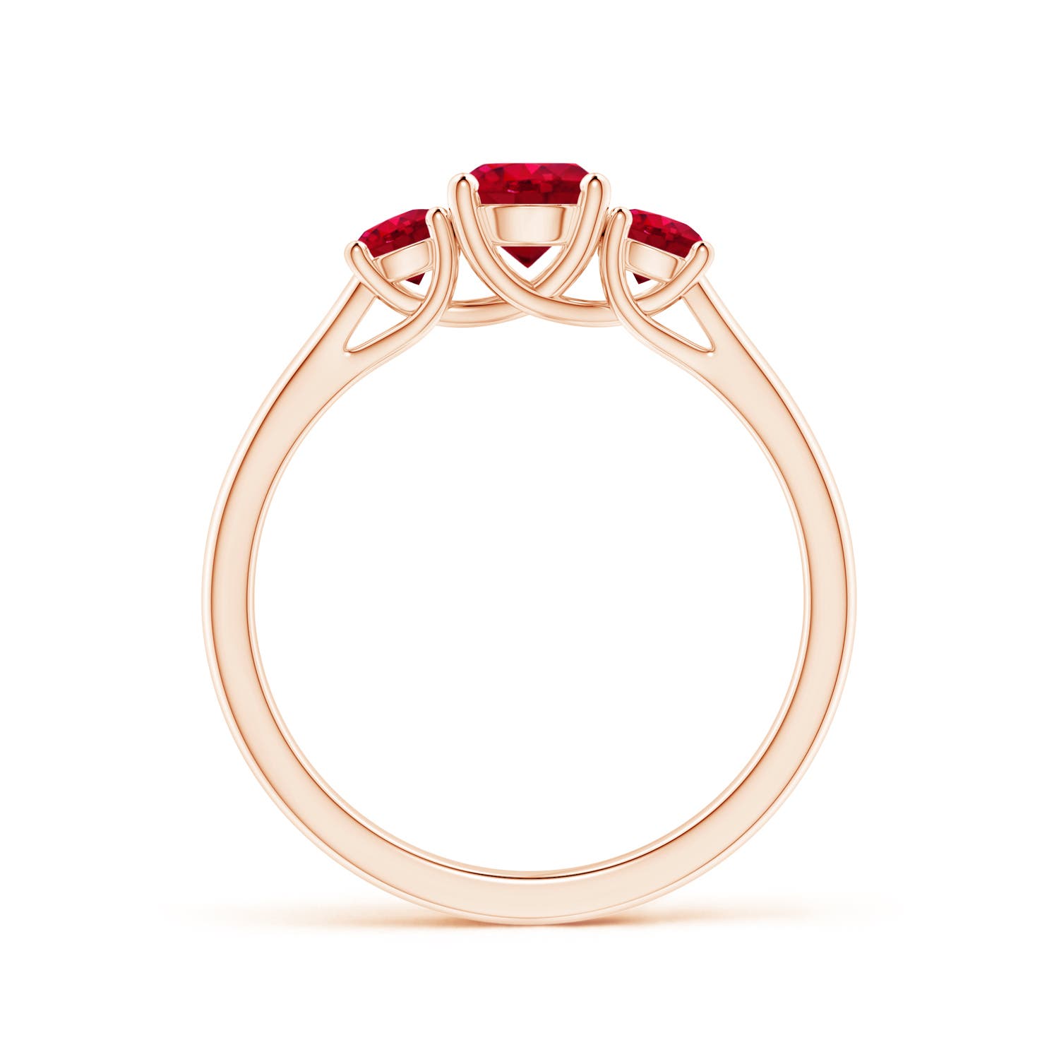 AAA - Ruby / 1.06 CT / 14 KT Rose Gold