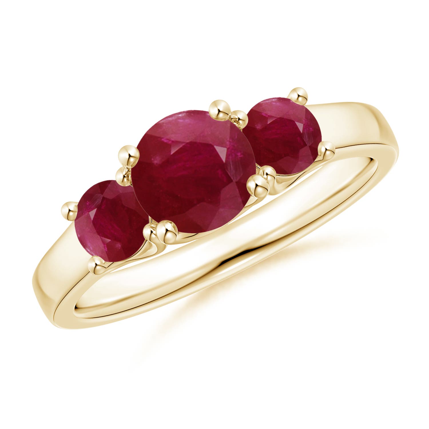 A - Ruby / 1.68 CT / 14 KT Yellow Gold