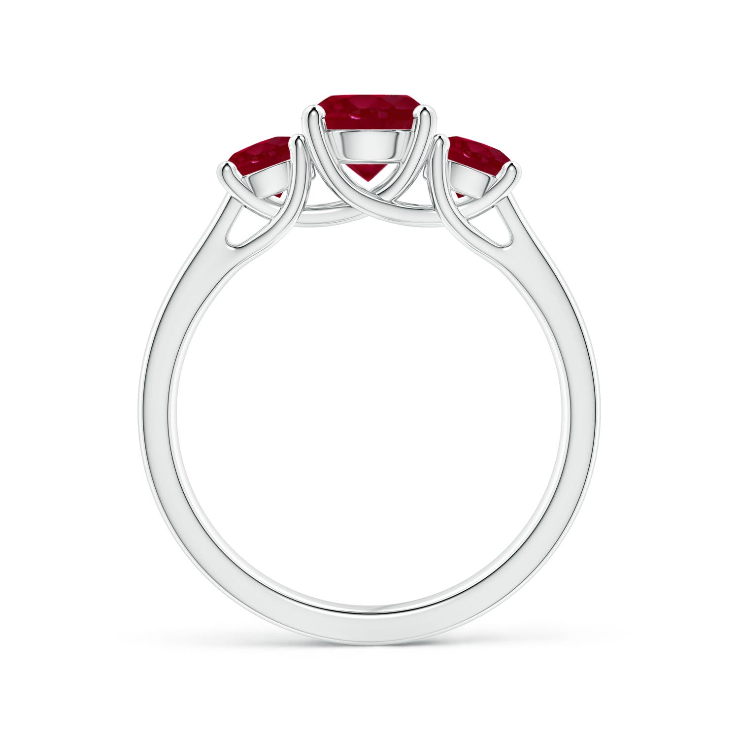 AA - Ruby / 1.68 CT / 14 KT White Gold